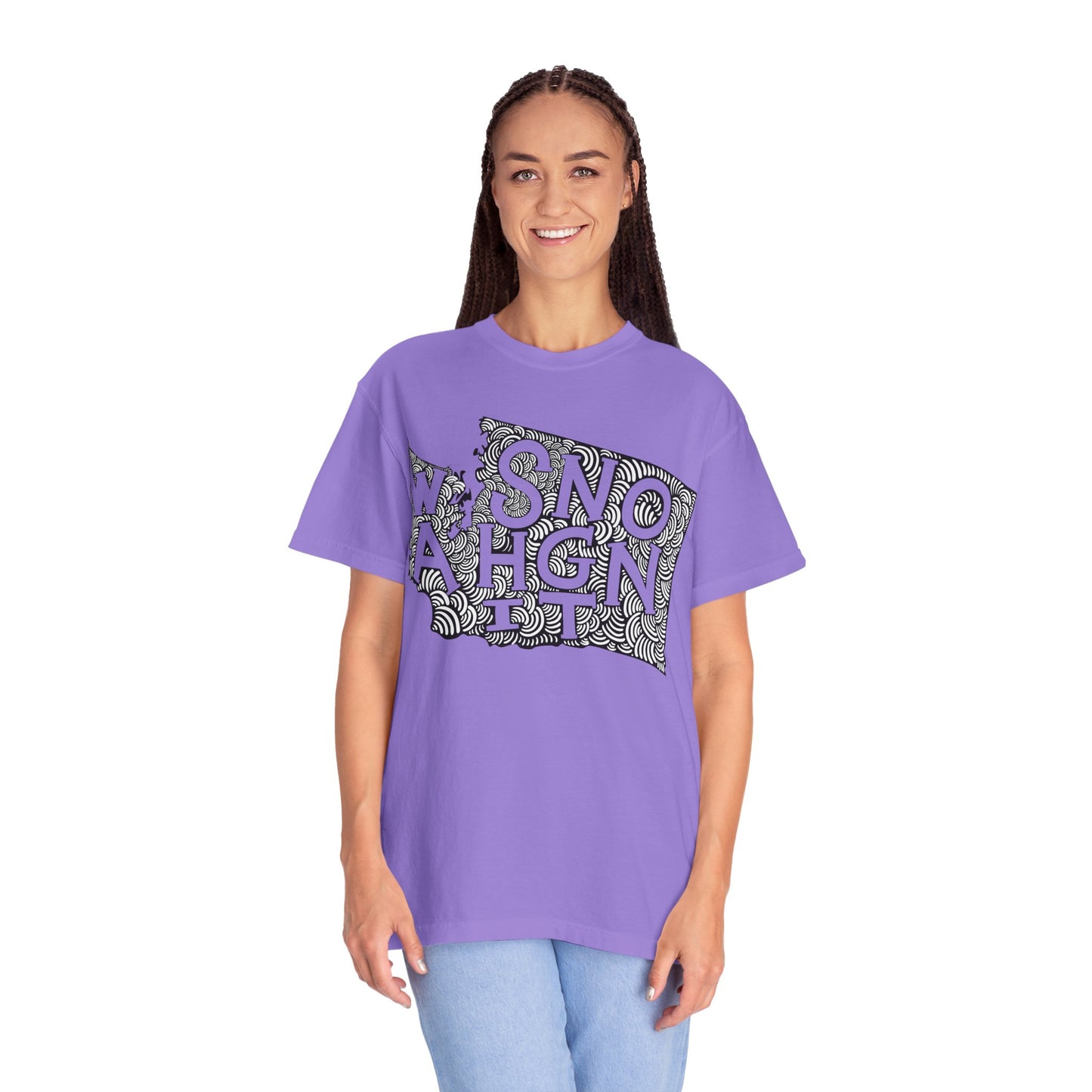 Washington "Woodcut Series" T-Shirt - 14 Colors in 7 Sizes Available!