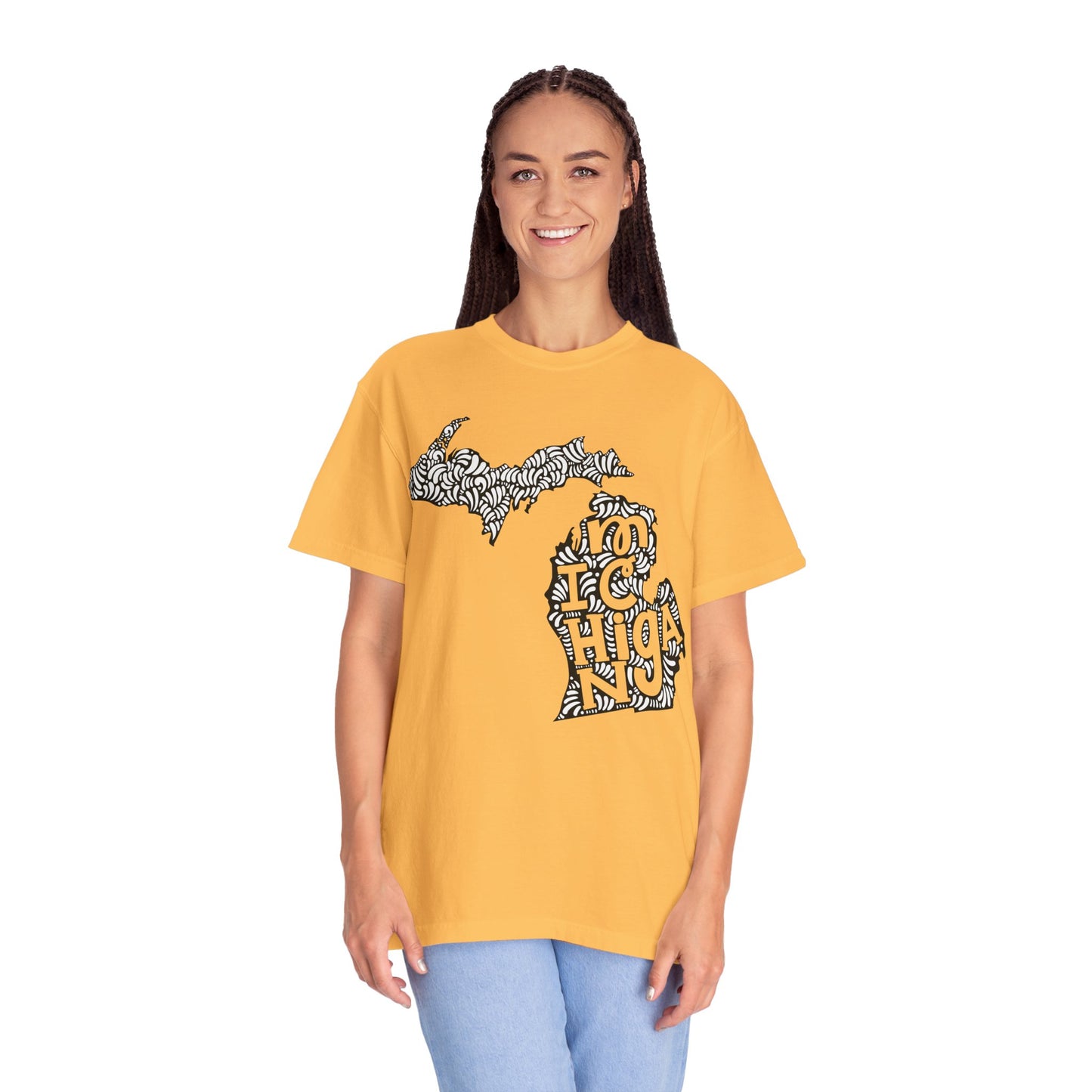 Michigan "Woodcut Series" T-Shirt - 14 Colors in 7 Sizes Available!
