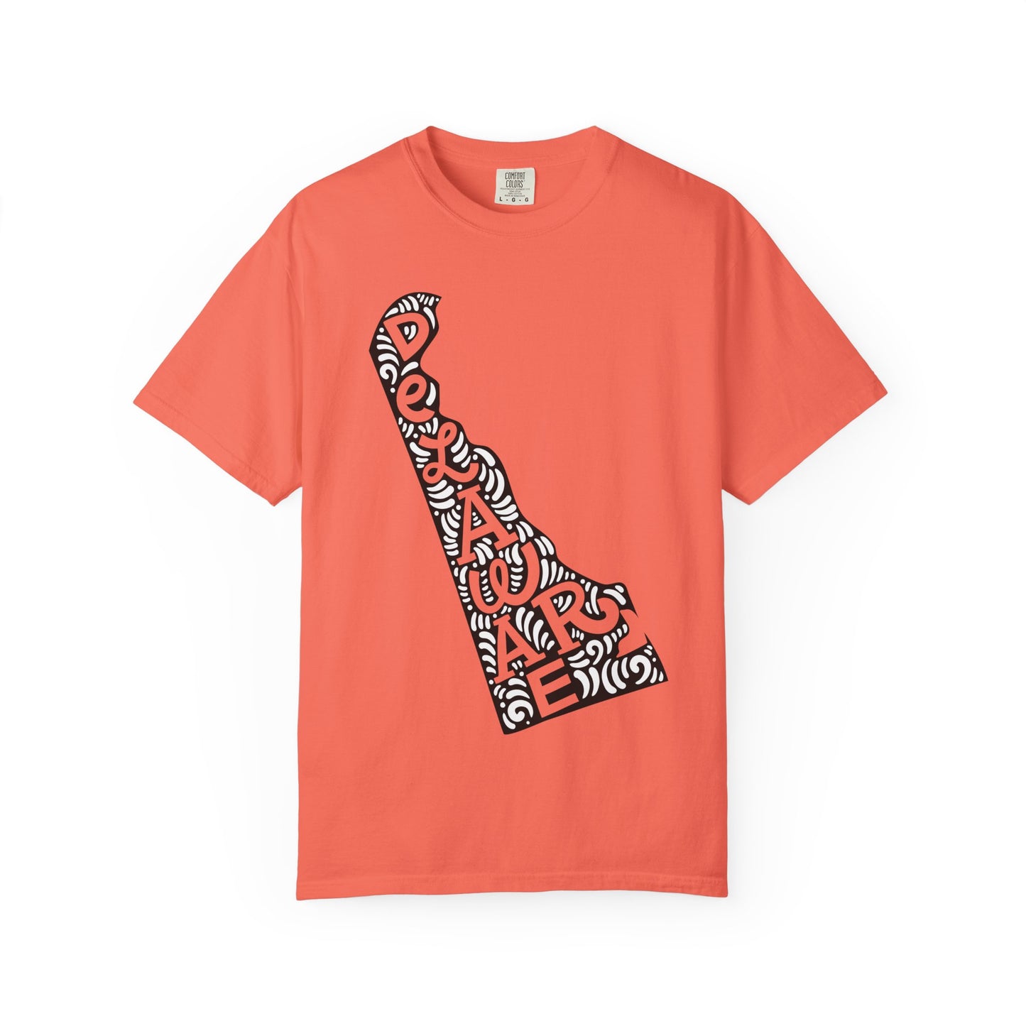 Delaware "Woodcut Series" T-Shirt - 14 Colors in 7 Sizes Available!