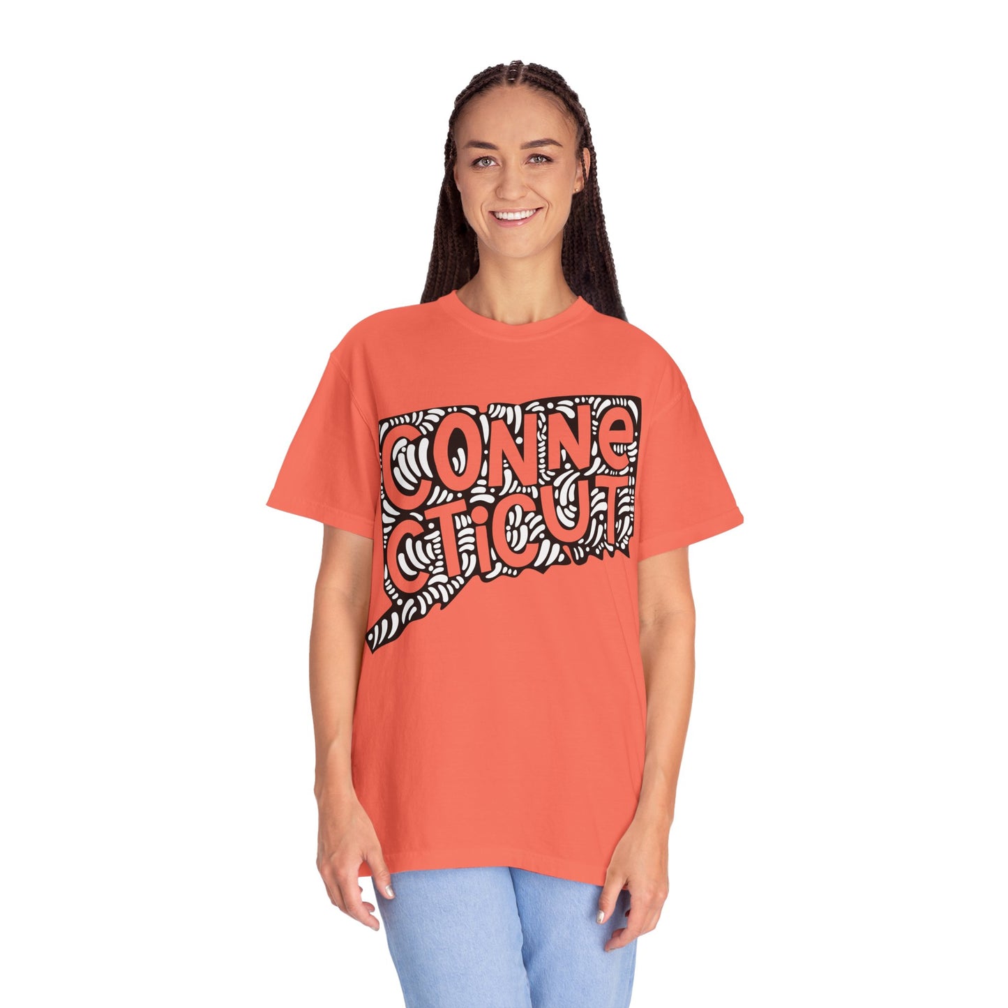 Connecticut "Woodcut Series" T-Shirt - 14 Colors in 7 Sizes Available!