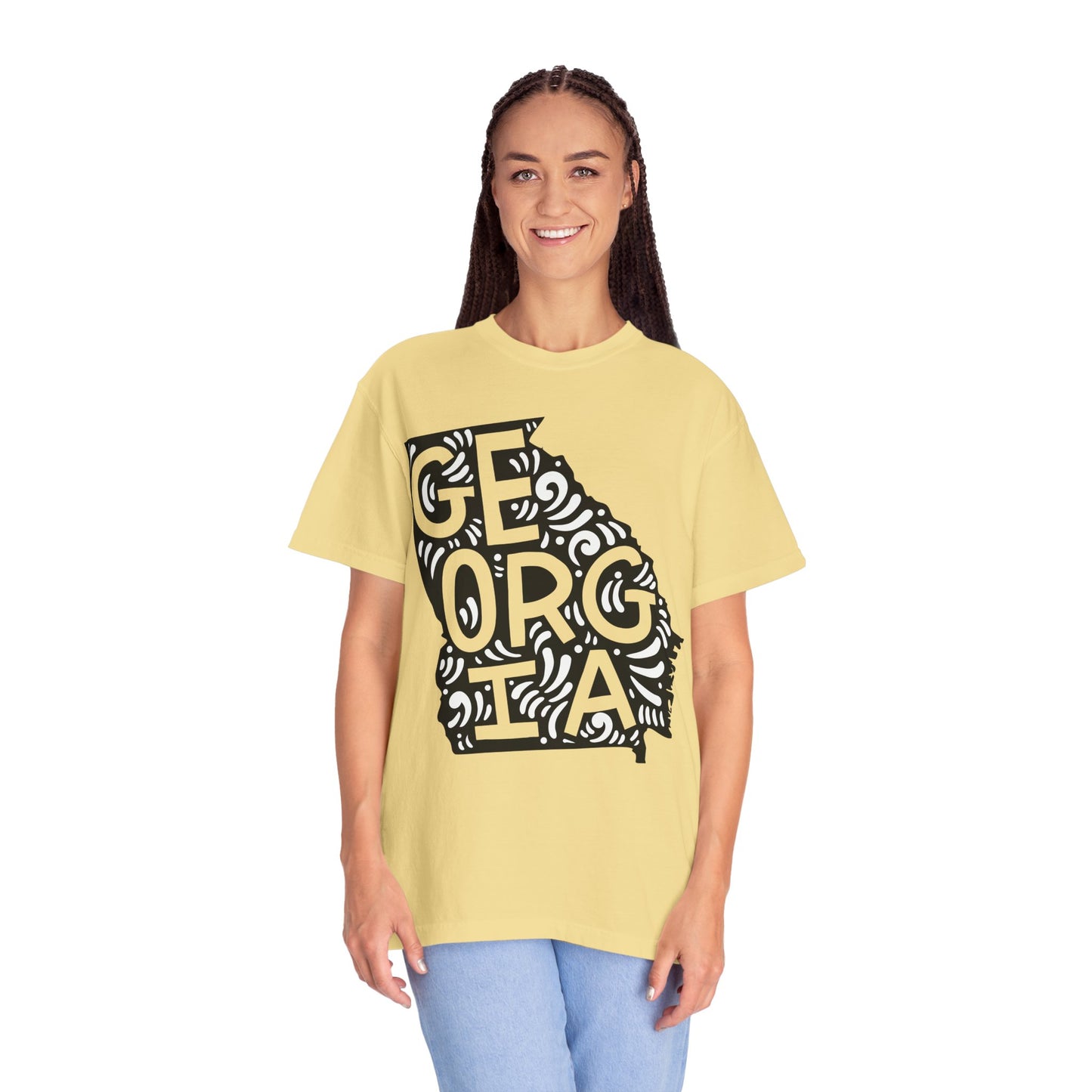 Georgia "Woodcut Series" T-Shirt - 14 Colors in 7 Sizes Available!