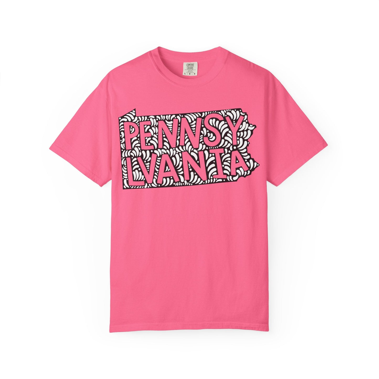 Pennsylvania "Woodcut Series" T-Shirt - 14 Colors in 7 Sizes Available!