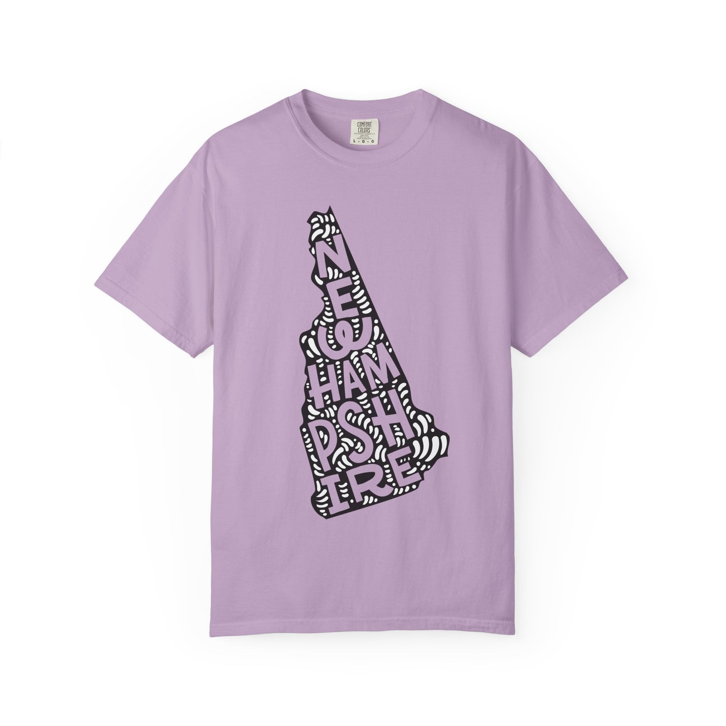 New Hampshire "Woodcut Series" T-Shirt - 14 Colors in 7 Sizes Available!