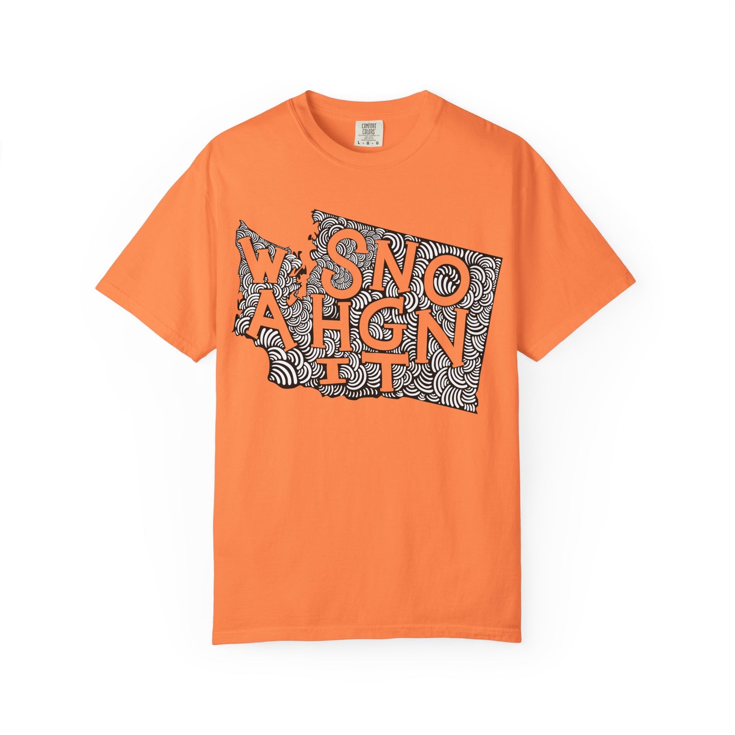 Washington "Woodcut Series" T-Shirt - 14 Colors in 7 Sizes Available!