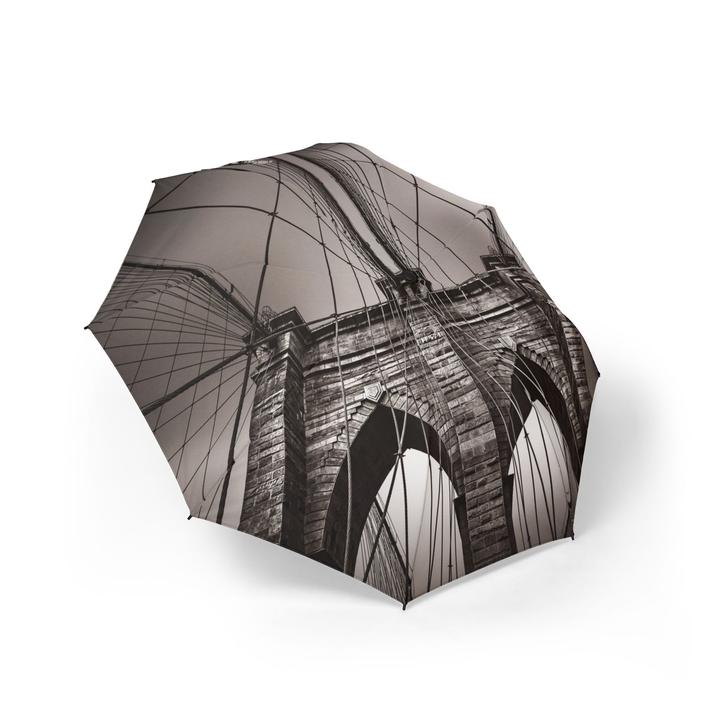 Vintage Brooklyn Bridge New York City 48" Semi-Automatic Foldable Umbrella