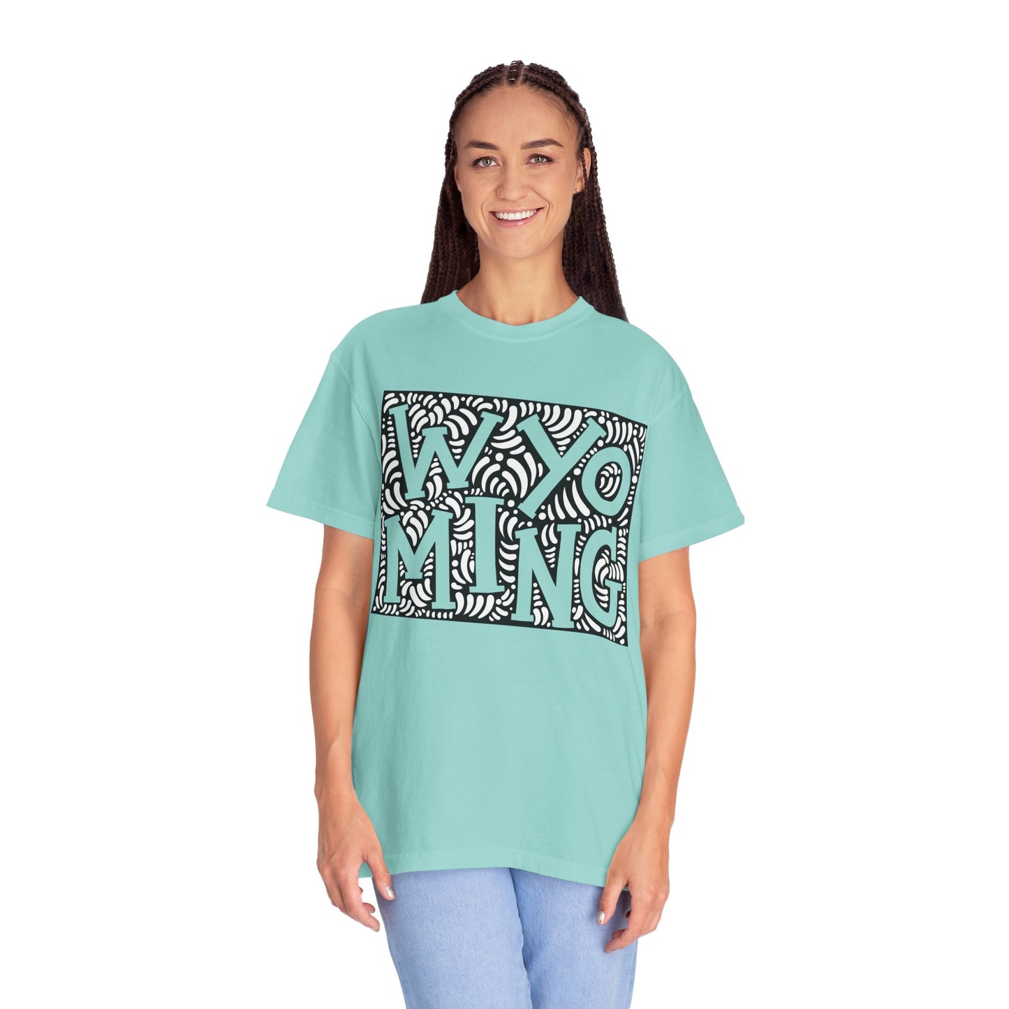 Wyoming "Woodcut Series" T-Shirt - 14 Colors in 7 Sizes Available!