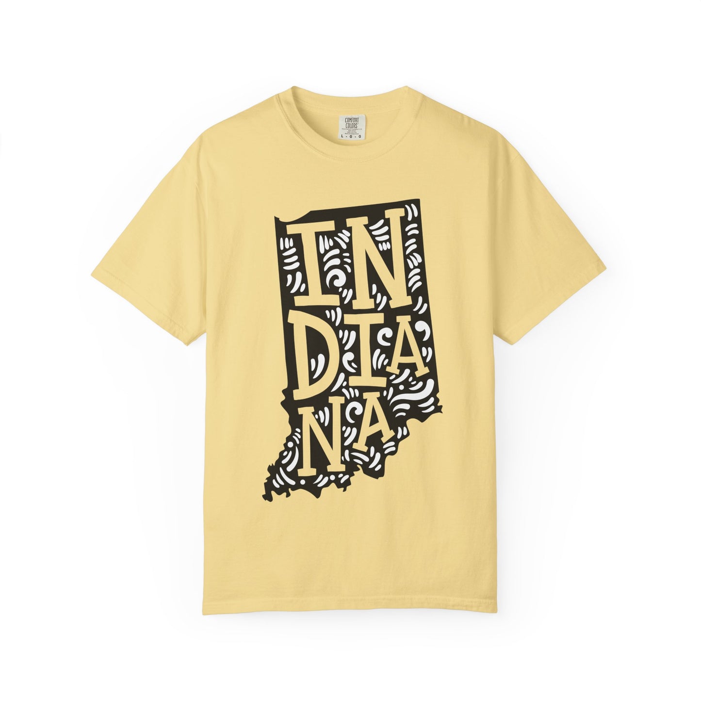 Indiana "Woodcut Series" T-Shirt - 14 Colors in 7 Sizes Available!