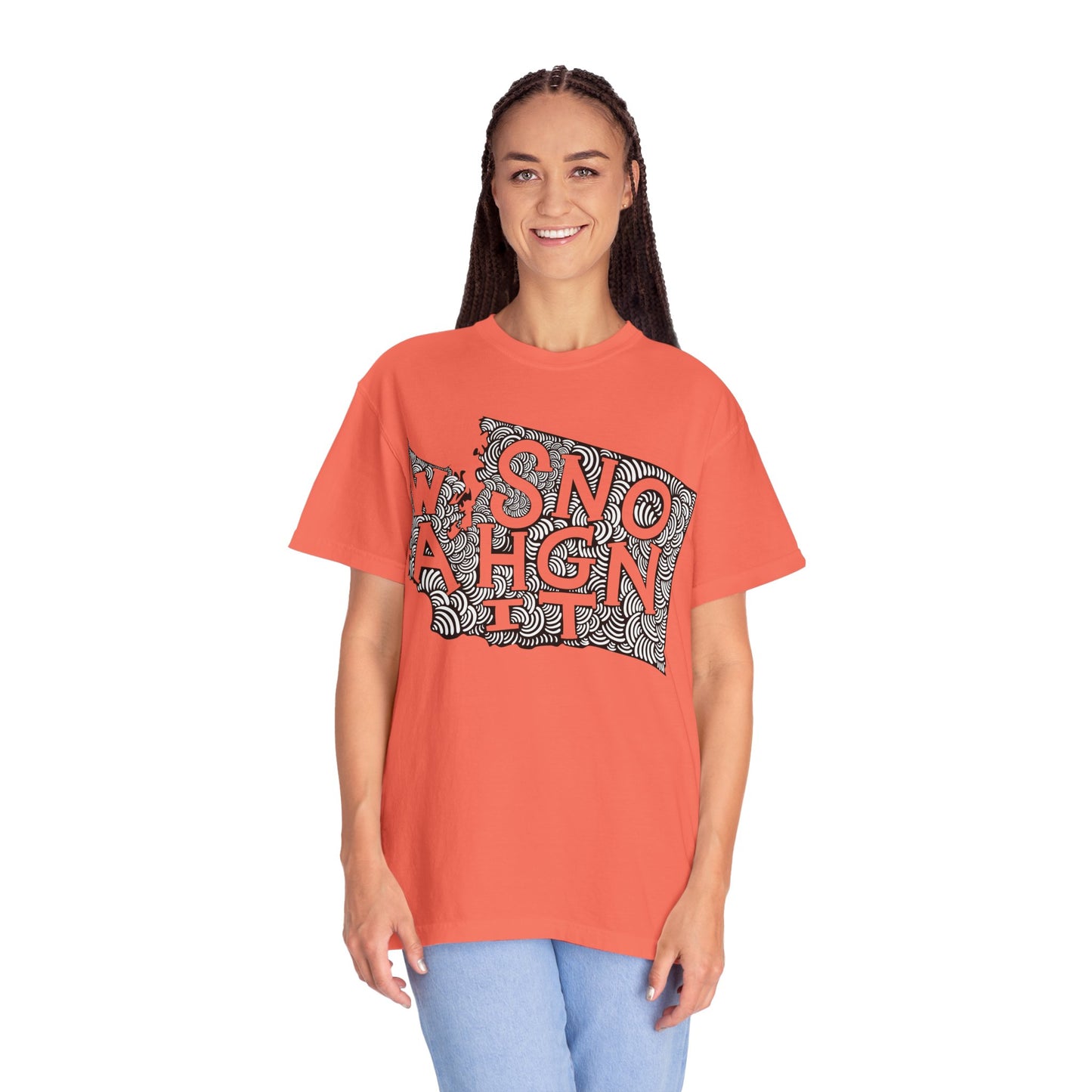 Washington "Woodcut Series" T-Shirt - 14 Colors in 7 Sizes Available!