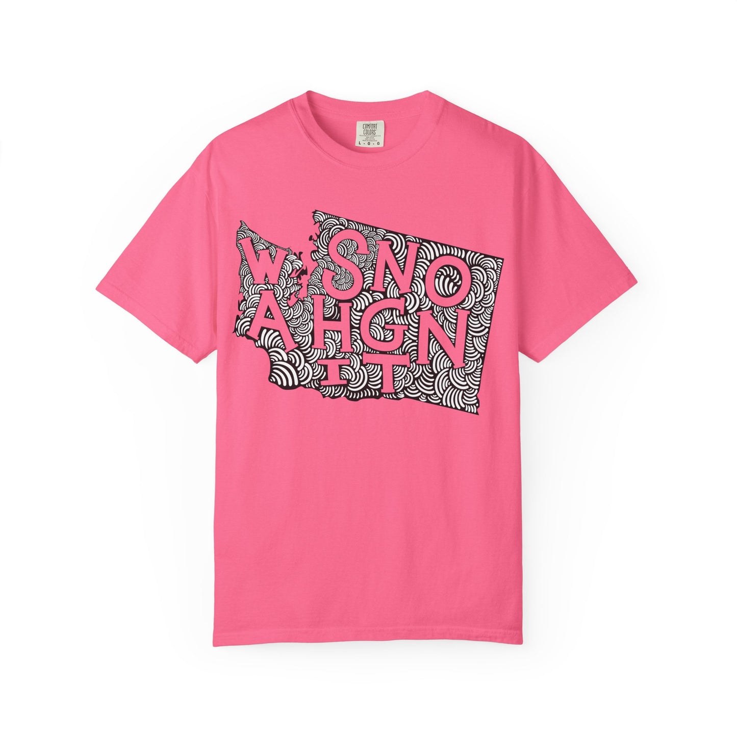 Washington "Woodcut Series" T-Shirt - 14 Colors in 7 Sizes Available!