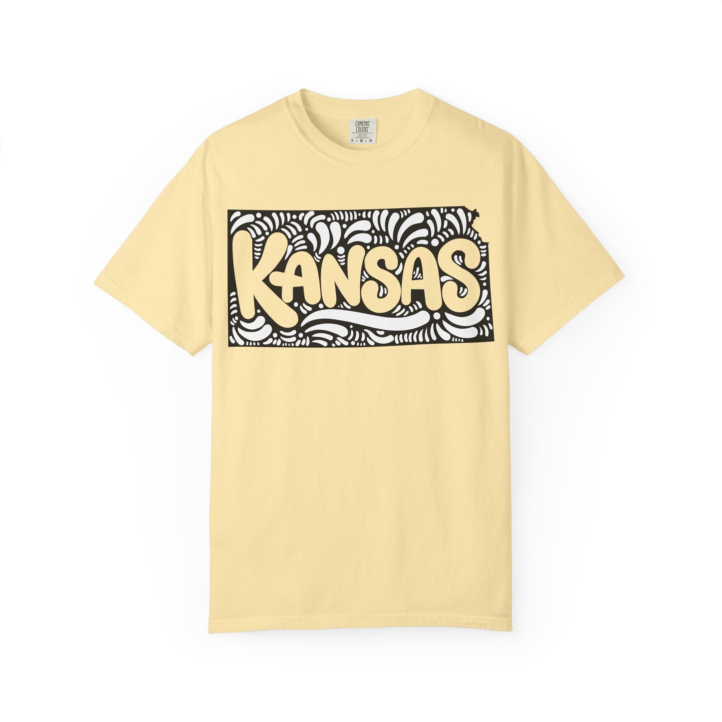 Kansas "Woodcut Series" T-Shirt - 14 Colors in 7 Sizes Available!