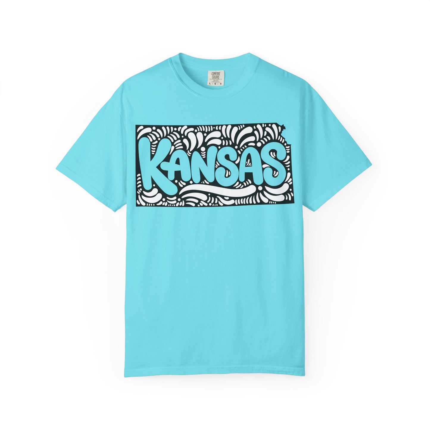 Kansas "Woodcut Series" T-Shirt - 14 Colors in 7 Sizes Available!