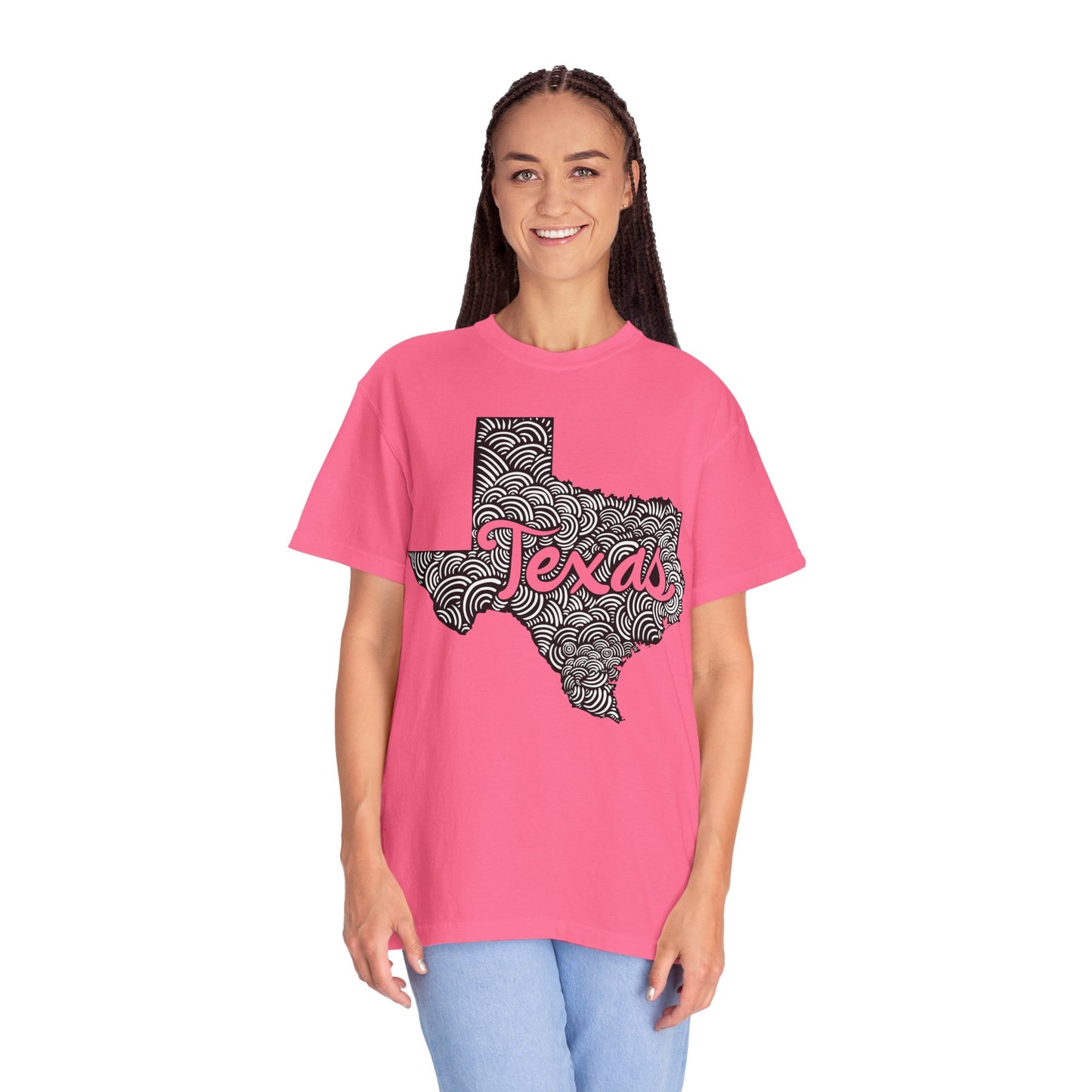 Texas "Woodcut Series" T-Shirt - 14 Colors in 7 Sizes Available!