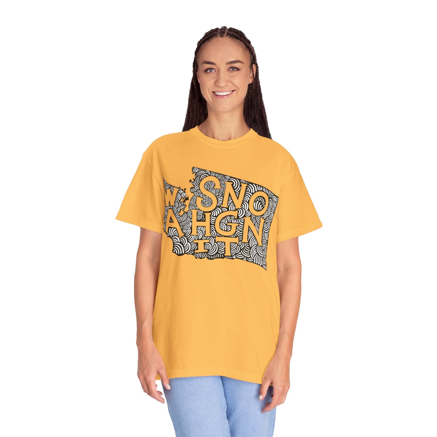 Washington "Woodcut Series" T-Shirt - 14 Colors in 7 Sizes Available!