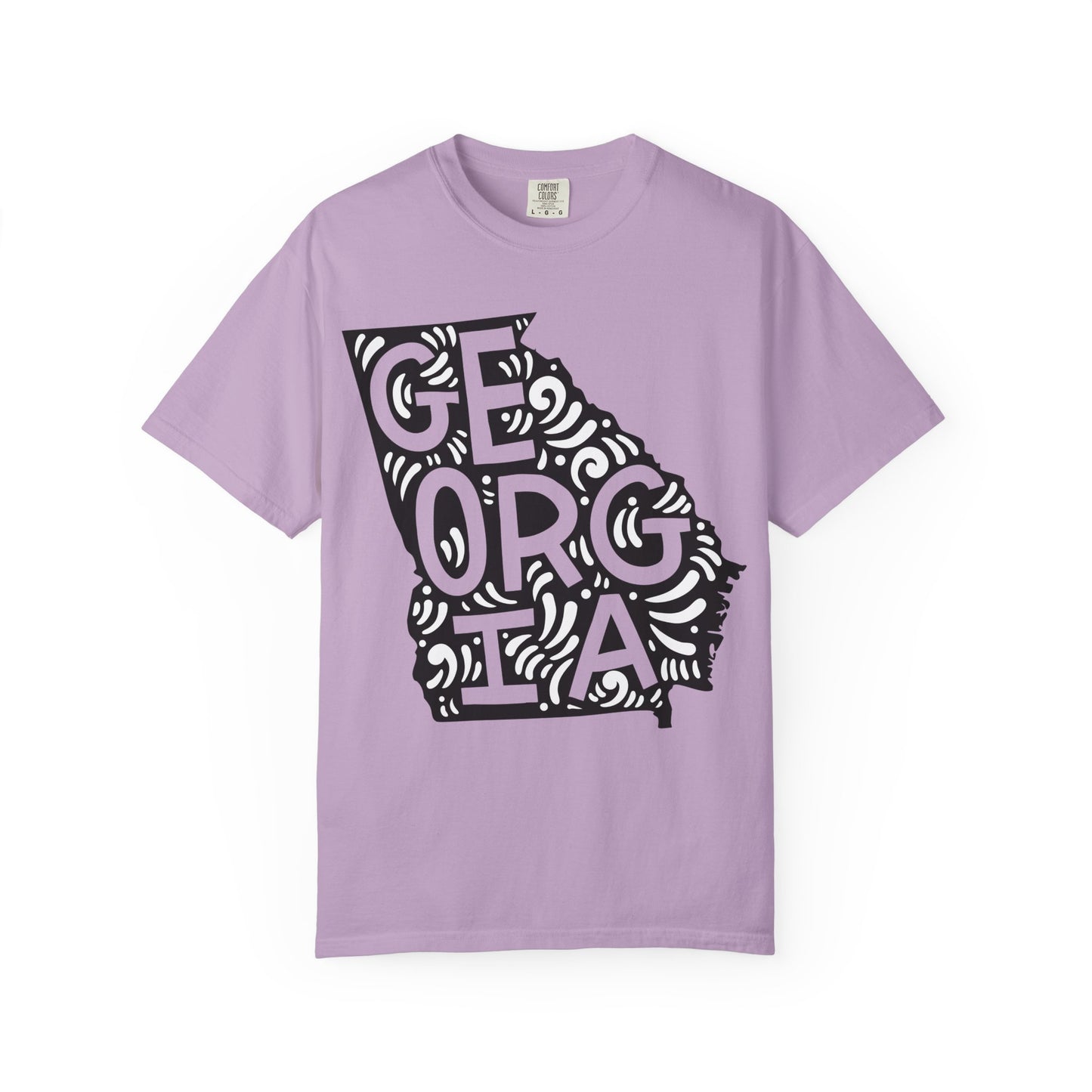 Georgia "Woodcut Series" T-Shirt - 14 Colors in 7 Sizes Available!