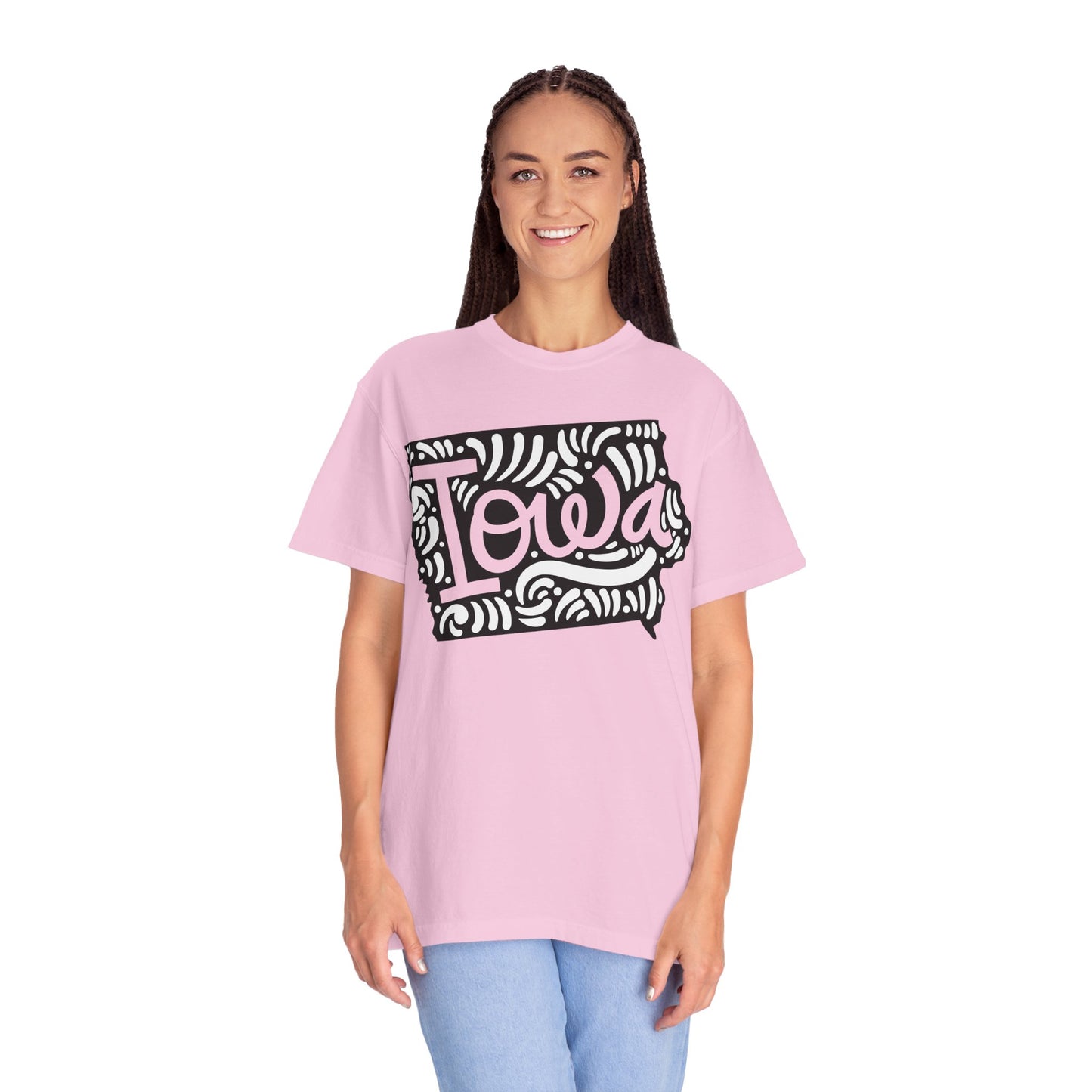 Iowa "Woodcut Series" T-Shirt - 14 Colors in 7 Sizes Available!