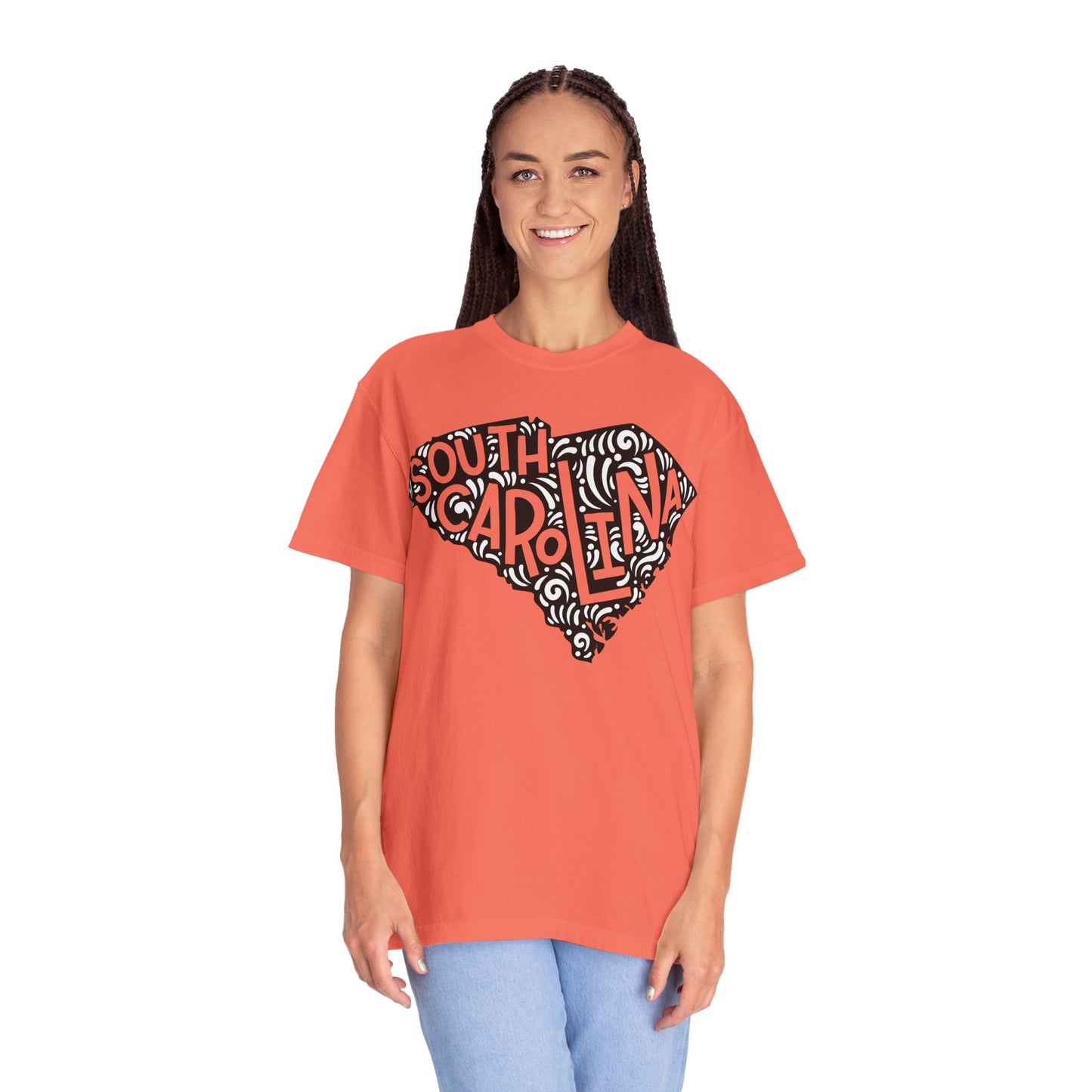South Carolina "Woodcut Series" T-Shirt - 14 Colors in 7 Sizes Available!