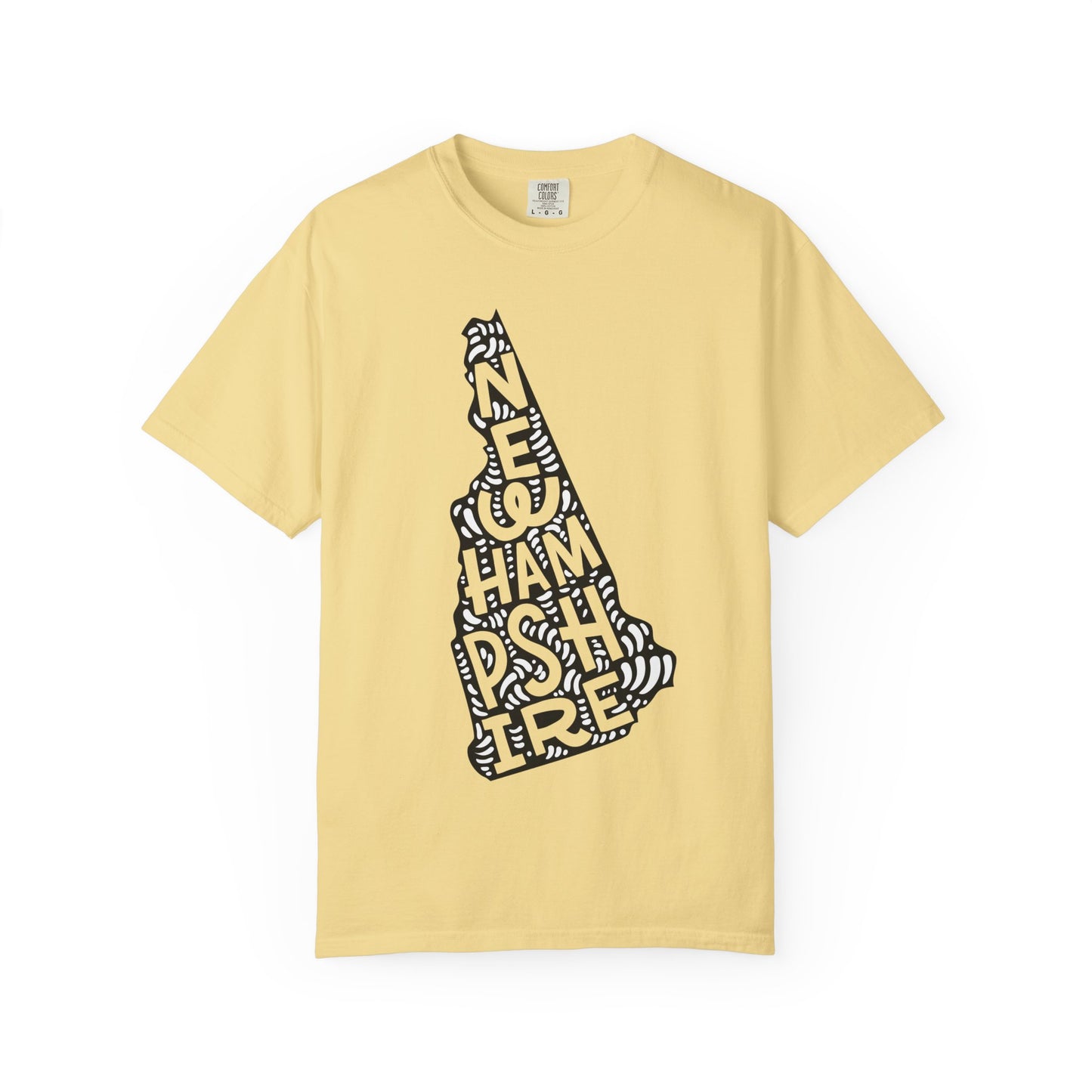 New Hampshire "Woodcut Series" T-Shirt - 14 Colors in 7 Sizes Available!
