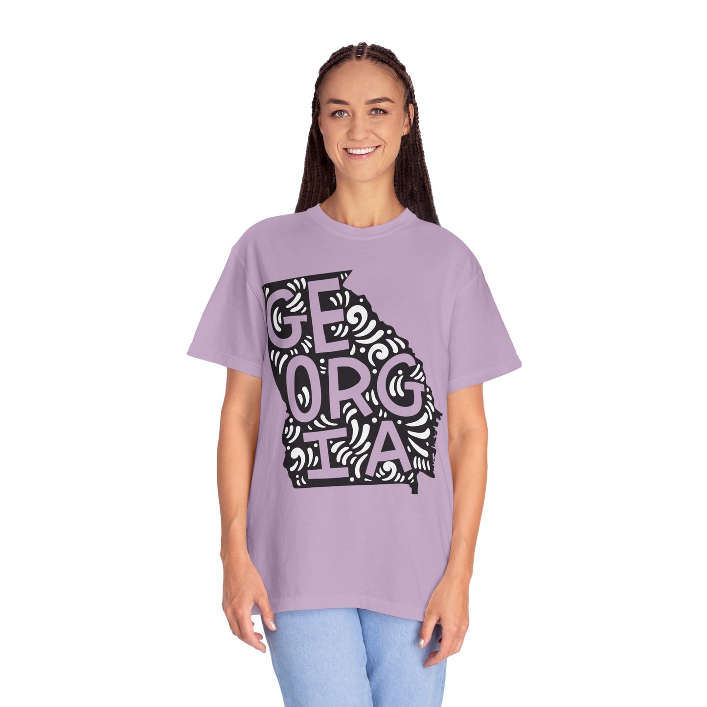 Georgia "Woodcut Series" T-Shirt - 14 Colors in 7 Sizes Available!
