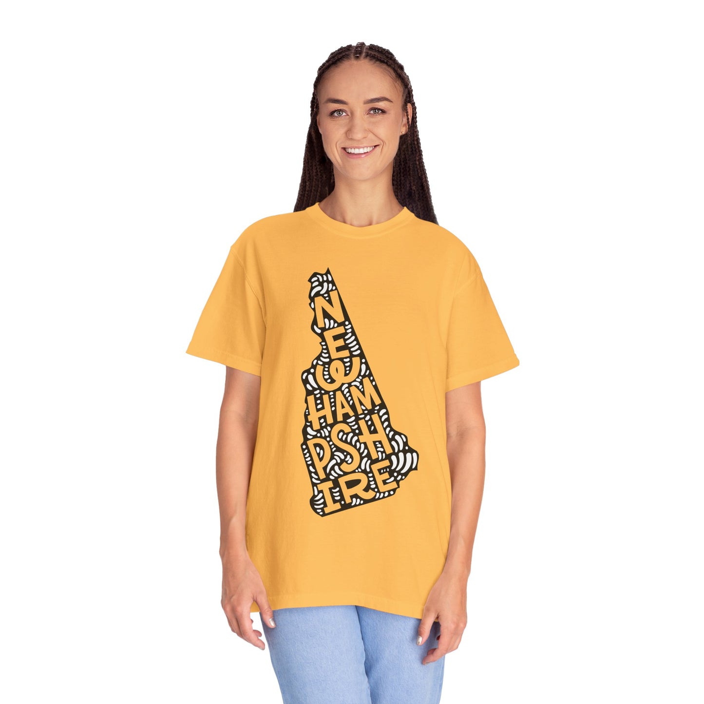 New Hampshire "Woodcut Series" T-Shirt - 14 Colors in 7 Sizes Available!