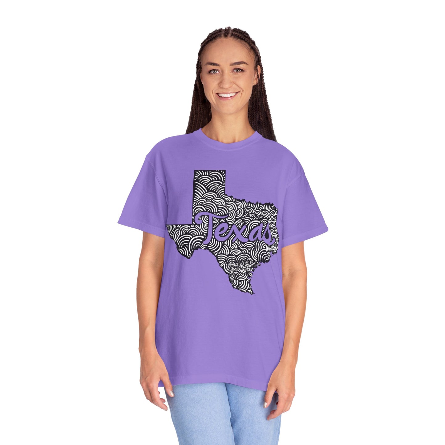Texas "Woodcut Series" T-Shirt - 14 Colors in 7 Sizes Available!