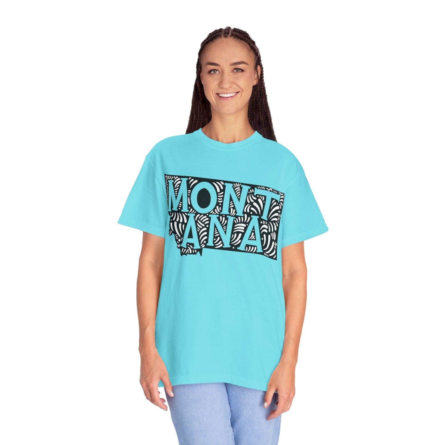 Montana "Woodcut Series" T-Shirt - 14 Colors in 7 Sizes Available!