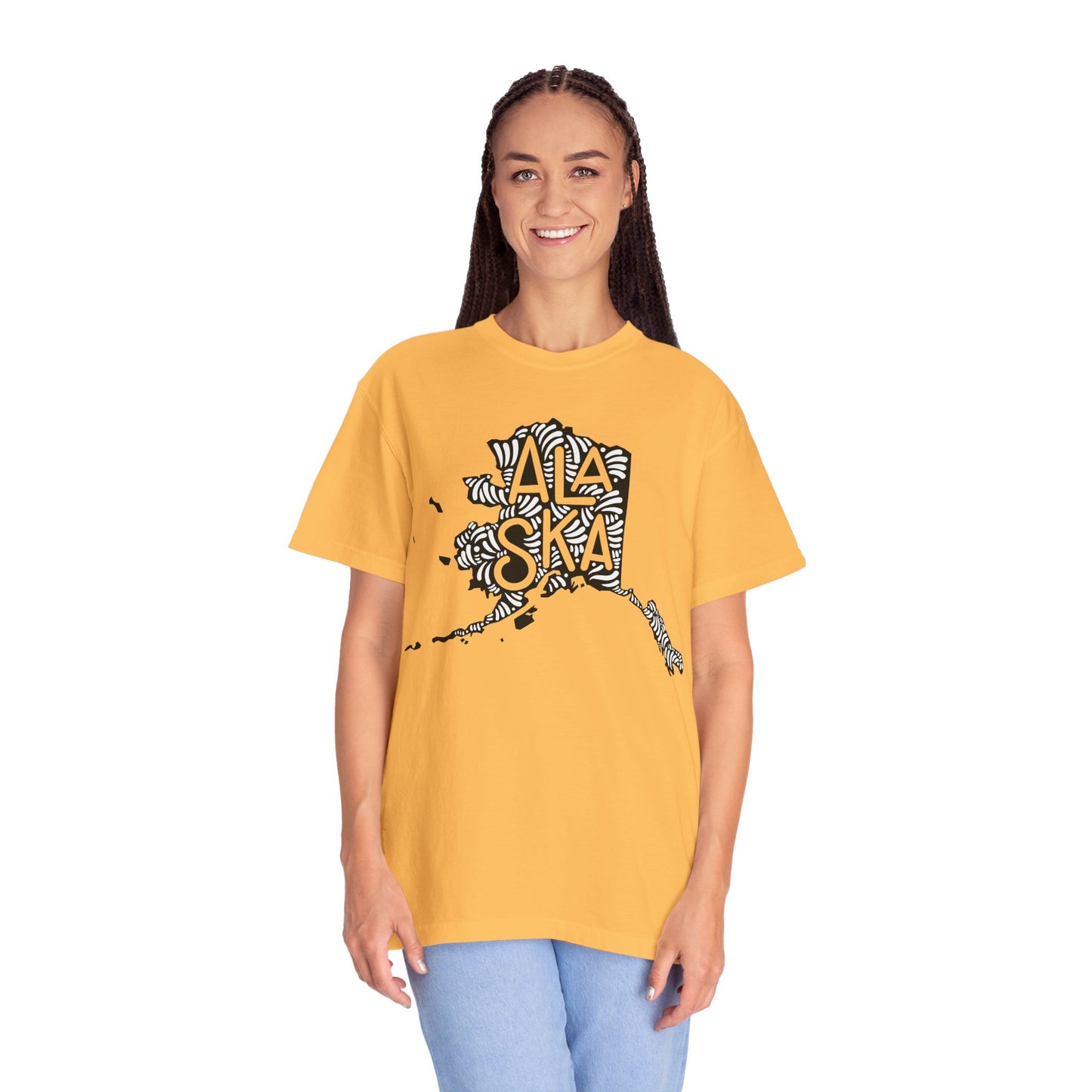 Alaska "Woodcut Series" T-Shirt - 14 Colors in 7 Sizes Available!