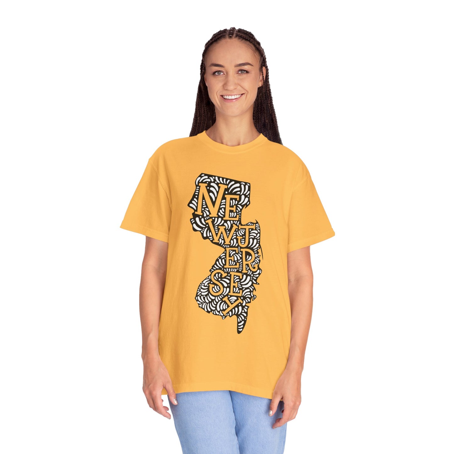 New Jersey "Woodcut Series" T-Shirt - 14 Colors in 7 Sizes Available!
