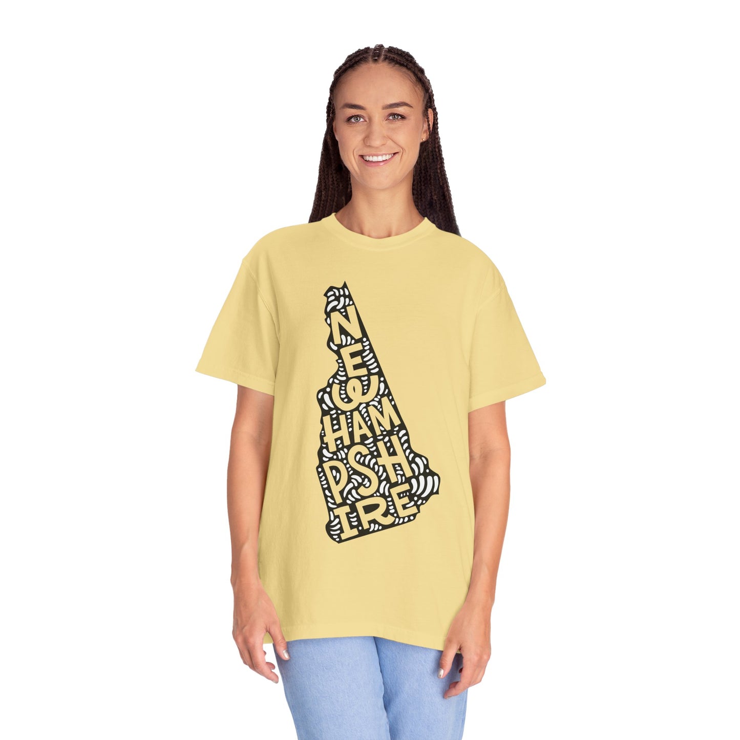 New Hampshire "Woodcut Series" T-Shirt - 14 Colors in 7 Sizes Available!