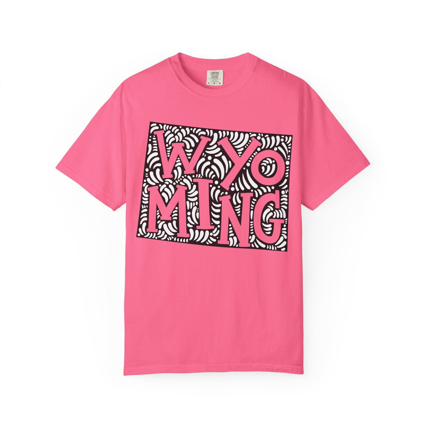 Wyoming "Woodcut Series" T-Shirt - 14 Colors in 7 Sizes Available!
