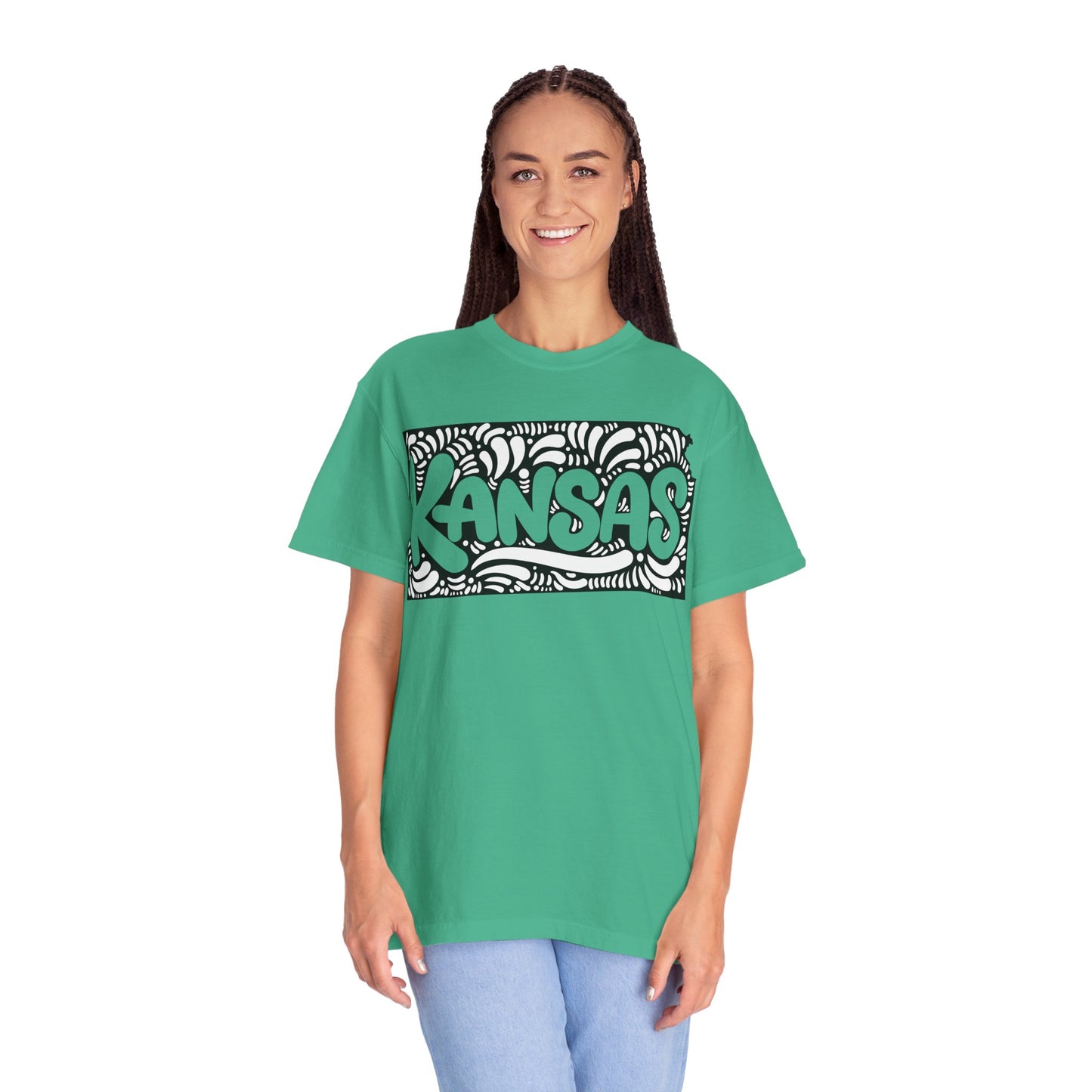 Kansas "Woodcut Series" T-Shirt - 14 Colors in 7 Sizes Available!