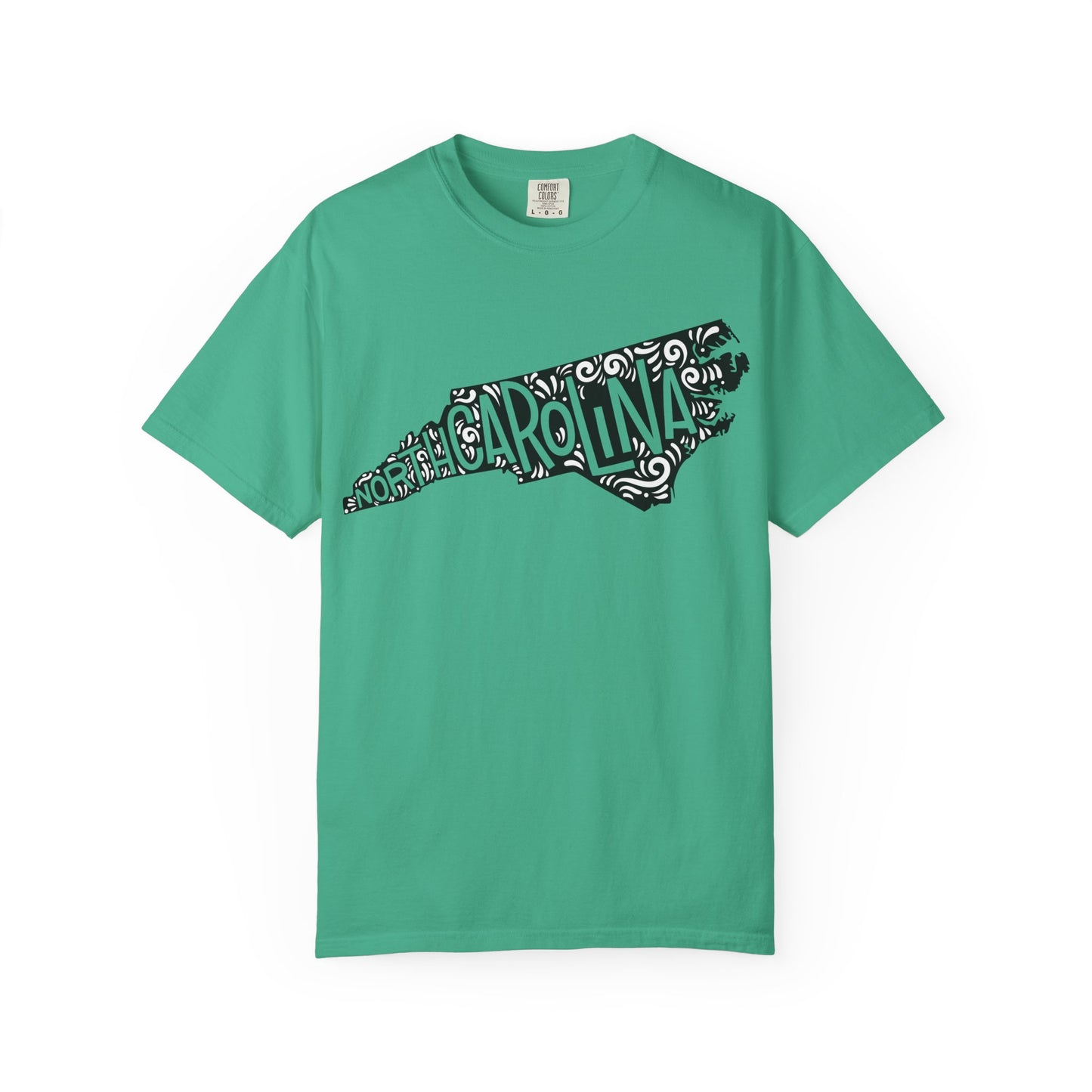 North Carolina "Woodcut Series" T-Shirt - 14 Colors in 7 Sizes Available!