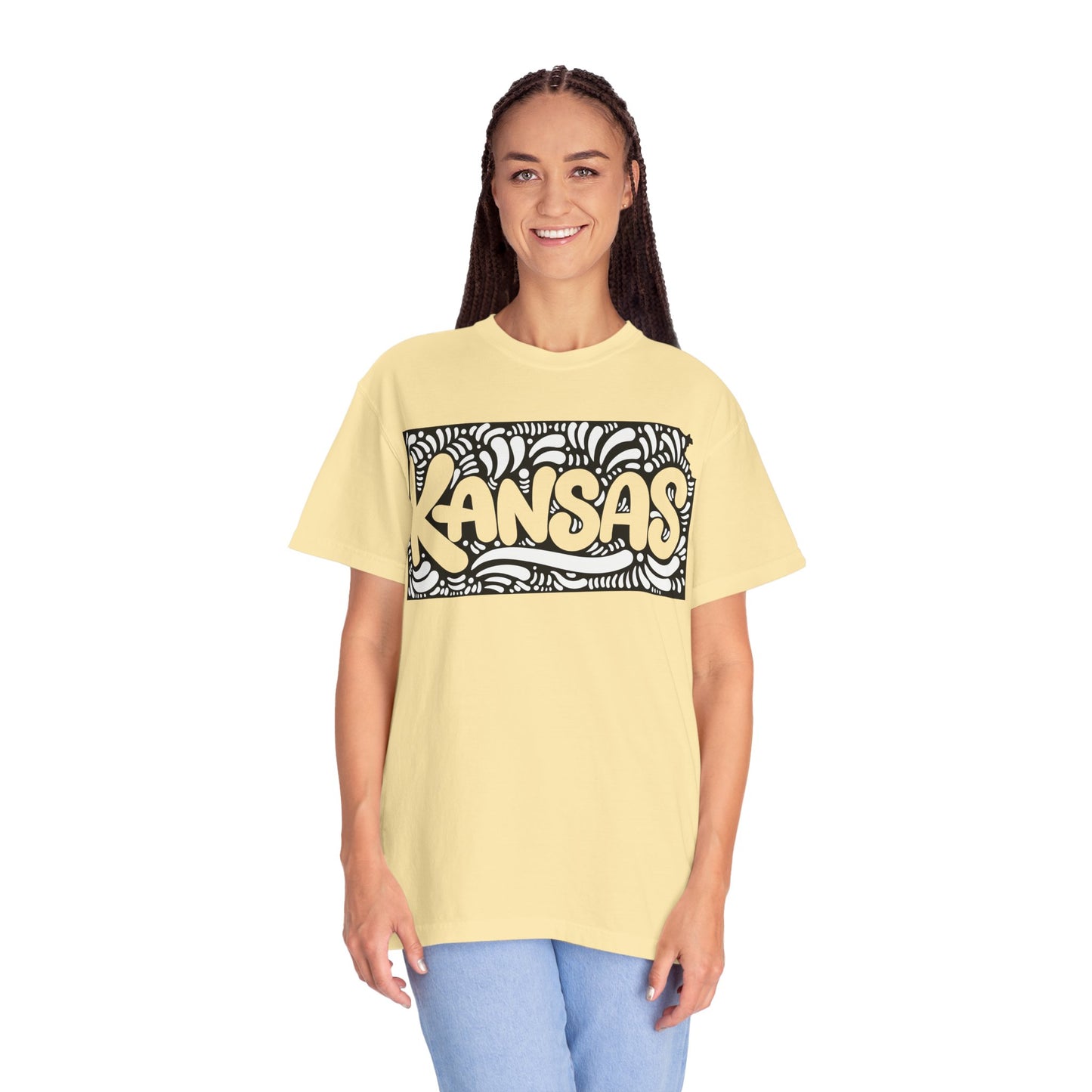 Kansas "Woodcut Series" T-Shirt - 14 Colors in 7 Sizes Available!