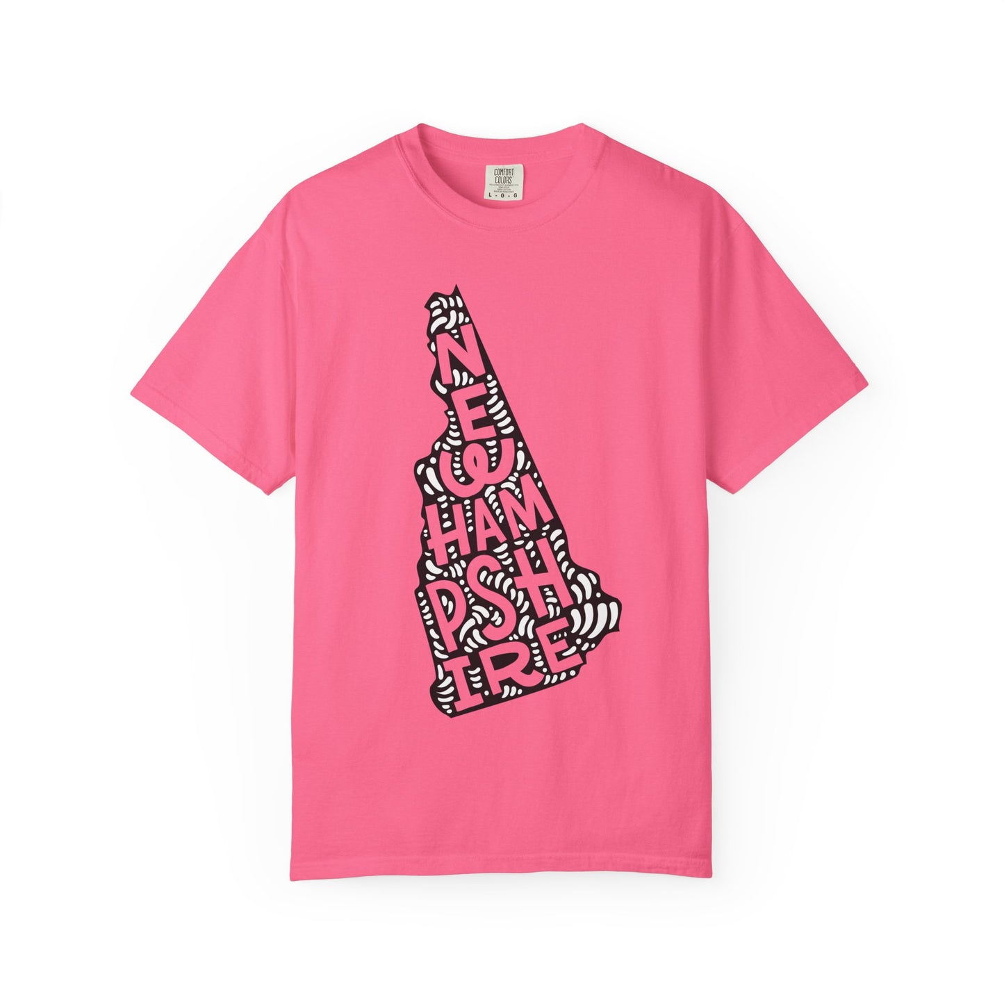 New Hampshire "Woodcut Series" T-Shirt - 14 Colors in 7 Sizes Available!