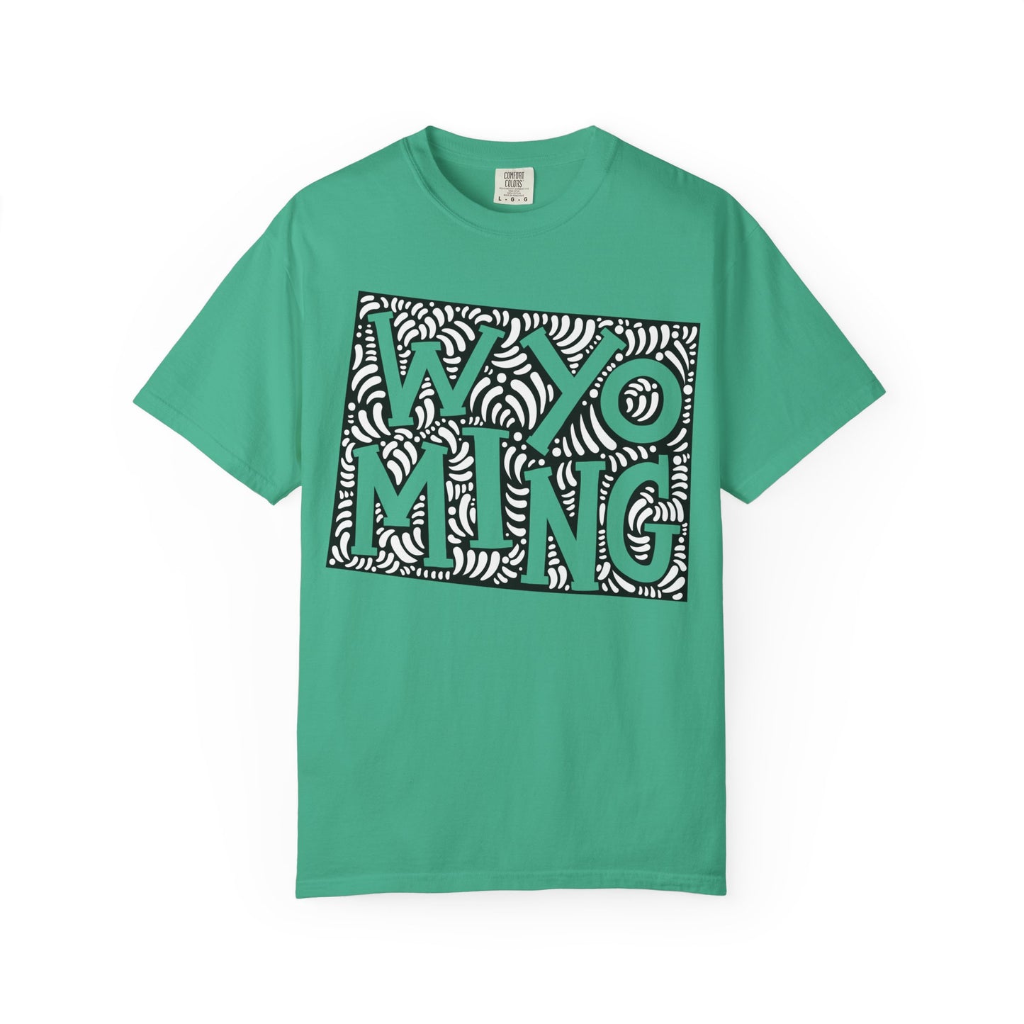 Wyoming "Woodcut Series" T-Shirt - 14 Colors in 7 Sizes Available!