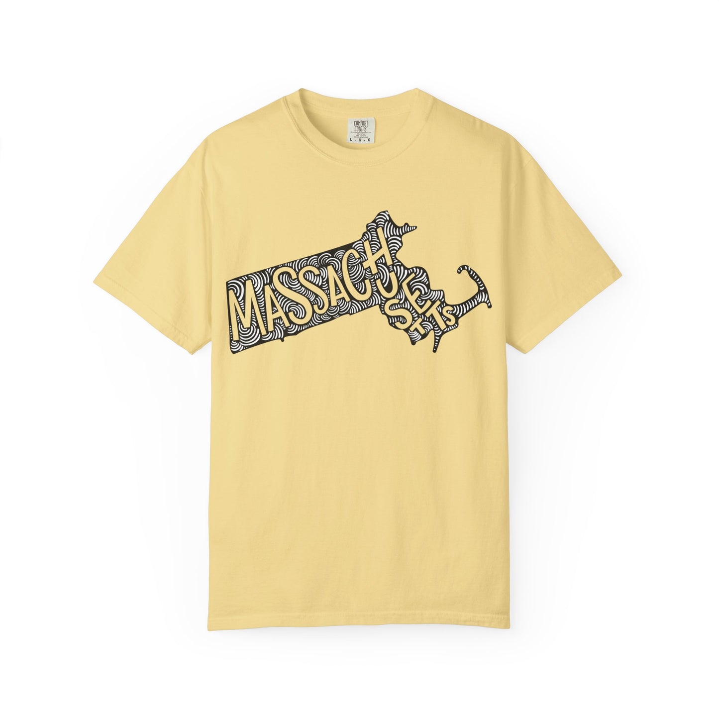 Massachusetts "Woodcut Series" T-Shirt - 14 Colors in 7 Sizes Available!