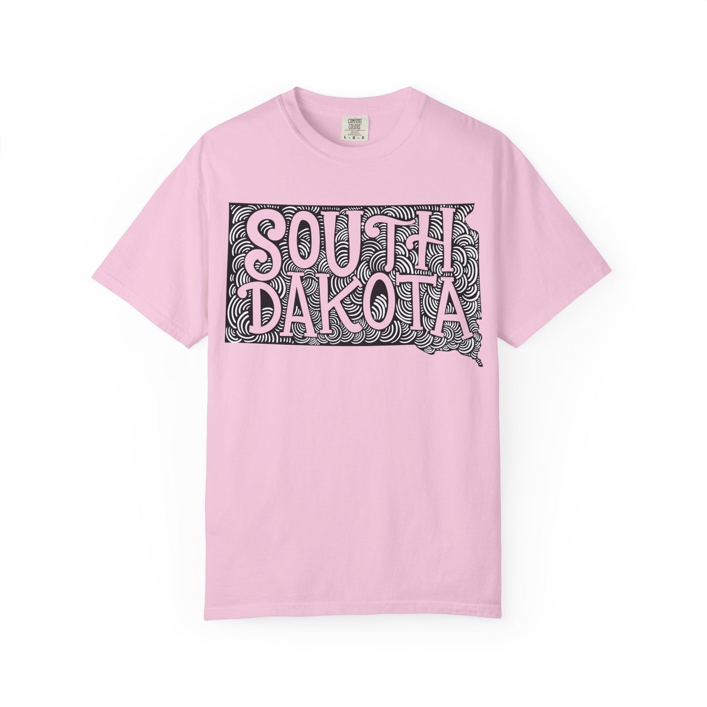 South Dakota "Woodcut Series" T-Shirt - 14 Colors in 7 Sizes Available!