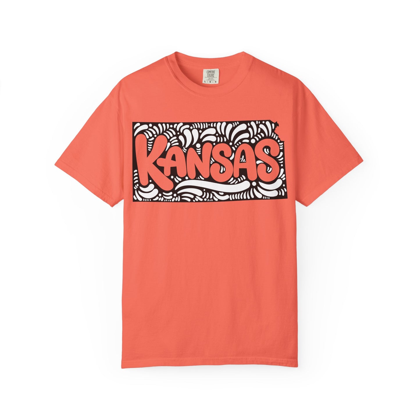 Kansas "Woodcut Series" T-Shirt - 14 Colors in 7 Sizes Available!