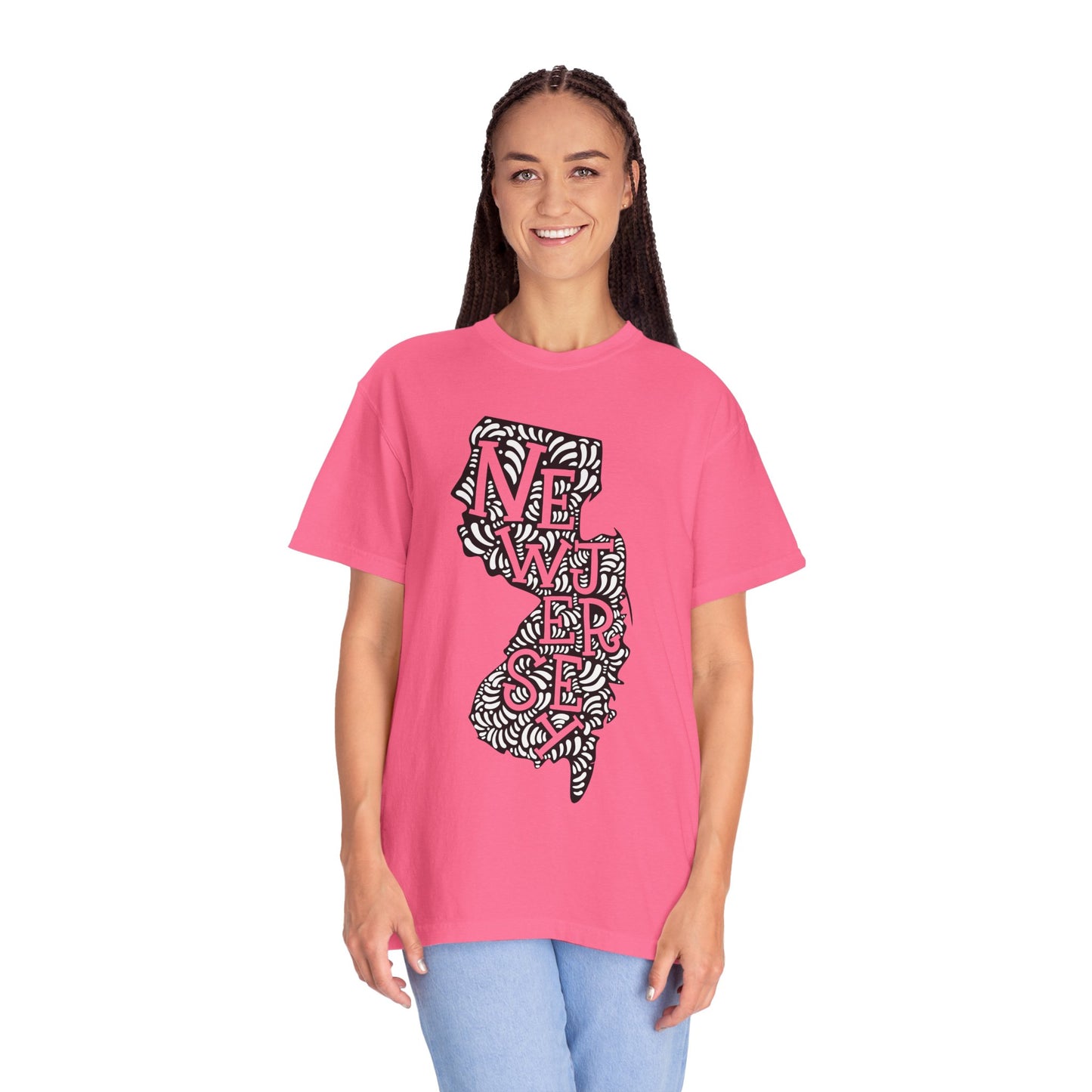 New Jersey "Woodcut Series" T-Shirt - 14 Colors in 7 Sizes Available!
