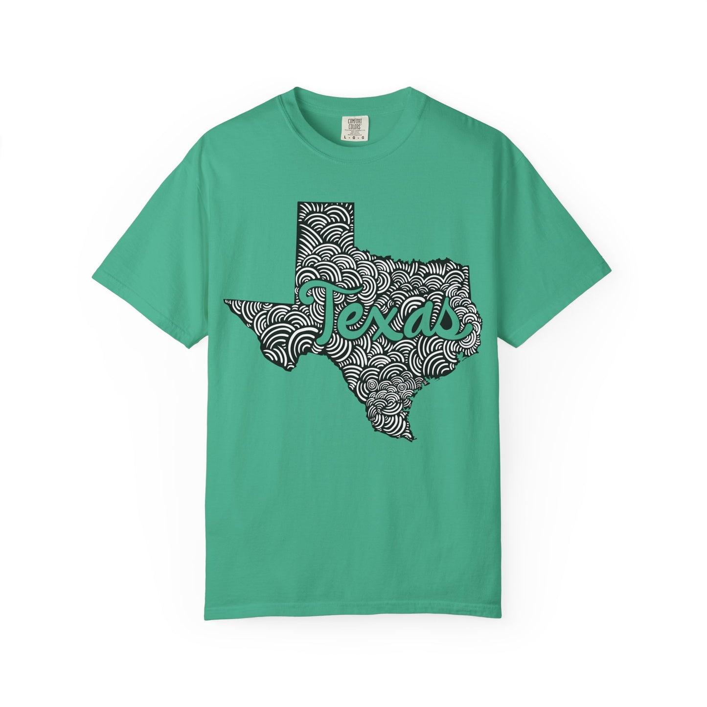 Texas "Woodcut Series" T-Shirt - 14 Colors in 7 Sizes Available!