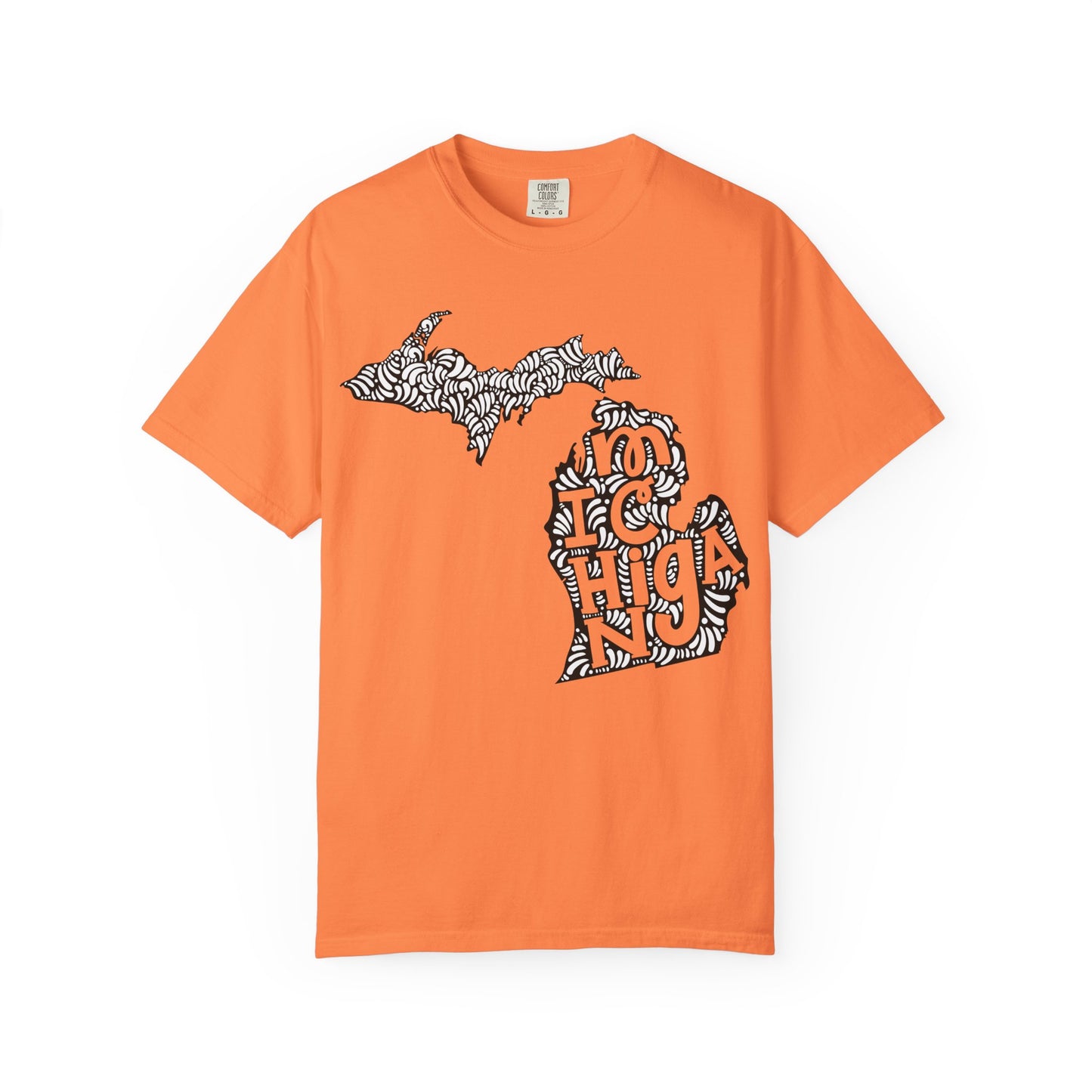 Michigan "Woodcut Series" T-Shirt - 14 Colors in 7 Sizes Available!
