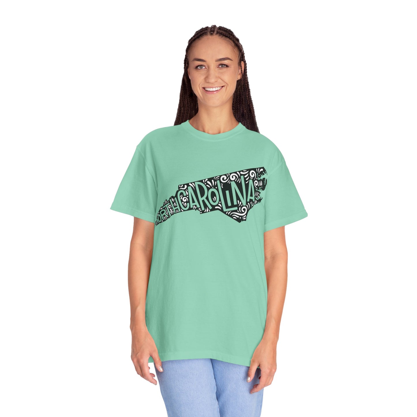 North Carolina "Woodcut Series" T-Shirt - 14 Colors in 7 Sizes Available!