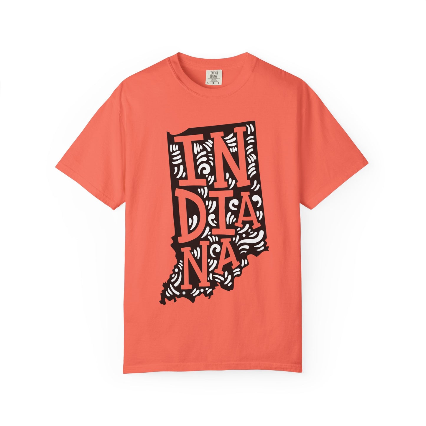 Indiana "Woodcut Series" T-Shirt - 14 Colors in 7 Sizes Available!