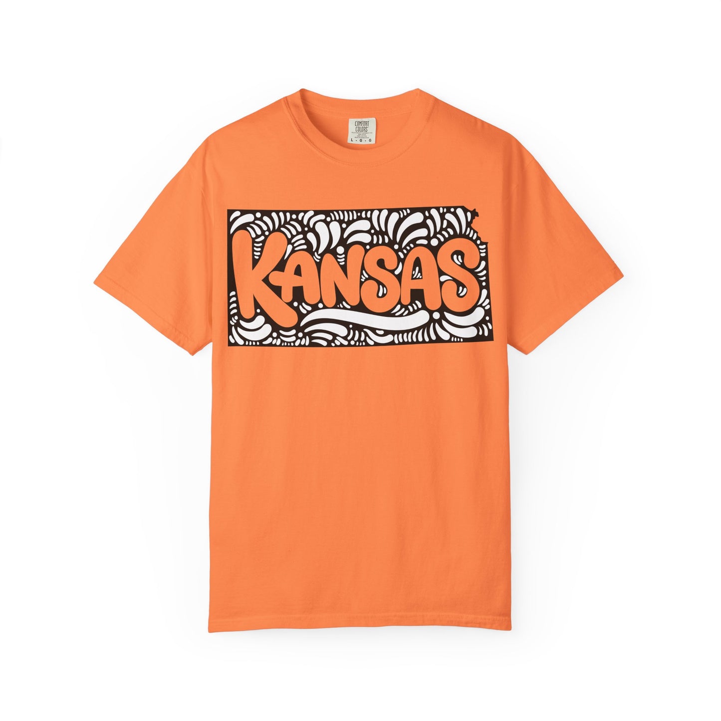 Kansas "Woodcut Series" T-Shirt - 14 Colors in 7 Sizes Available!