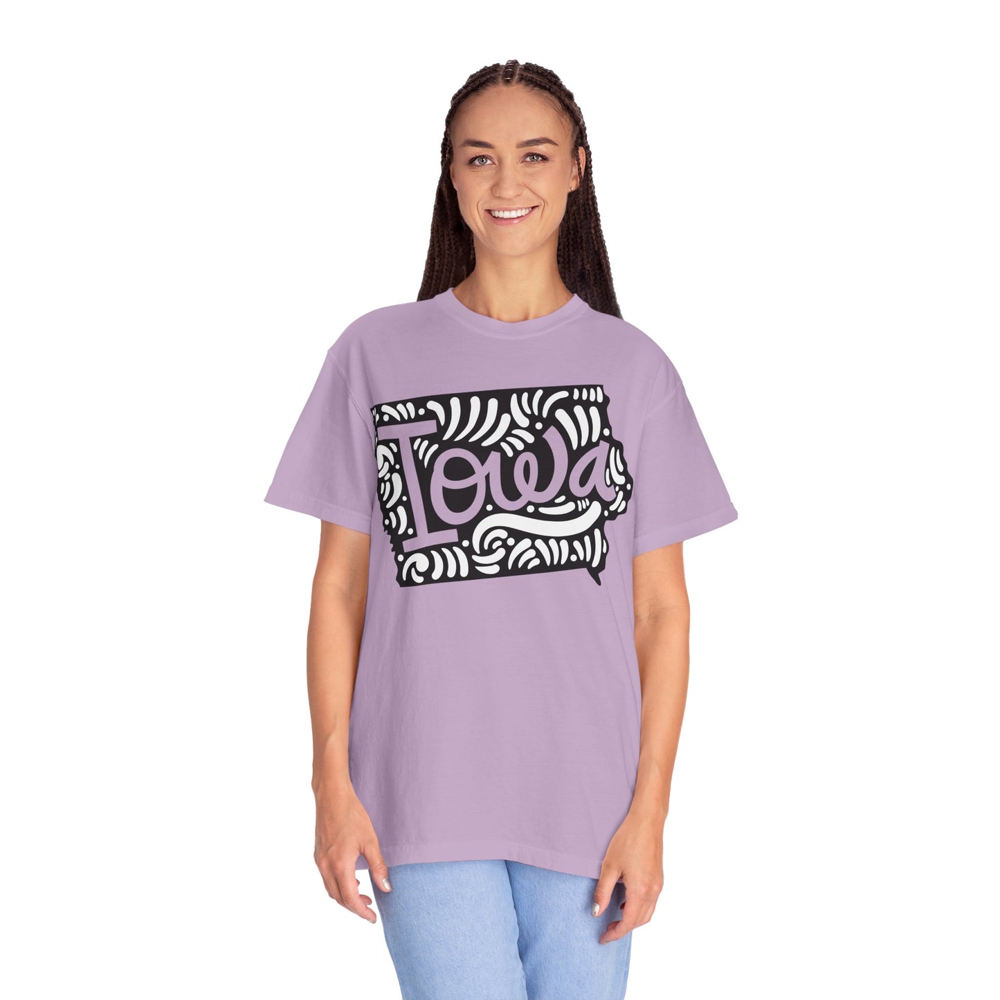 Iowa "Woodcut Series" T-Shirt - 14 Colors in 7 Sizes Available!