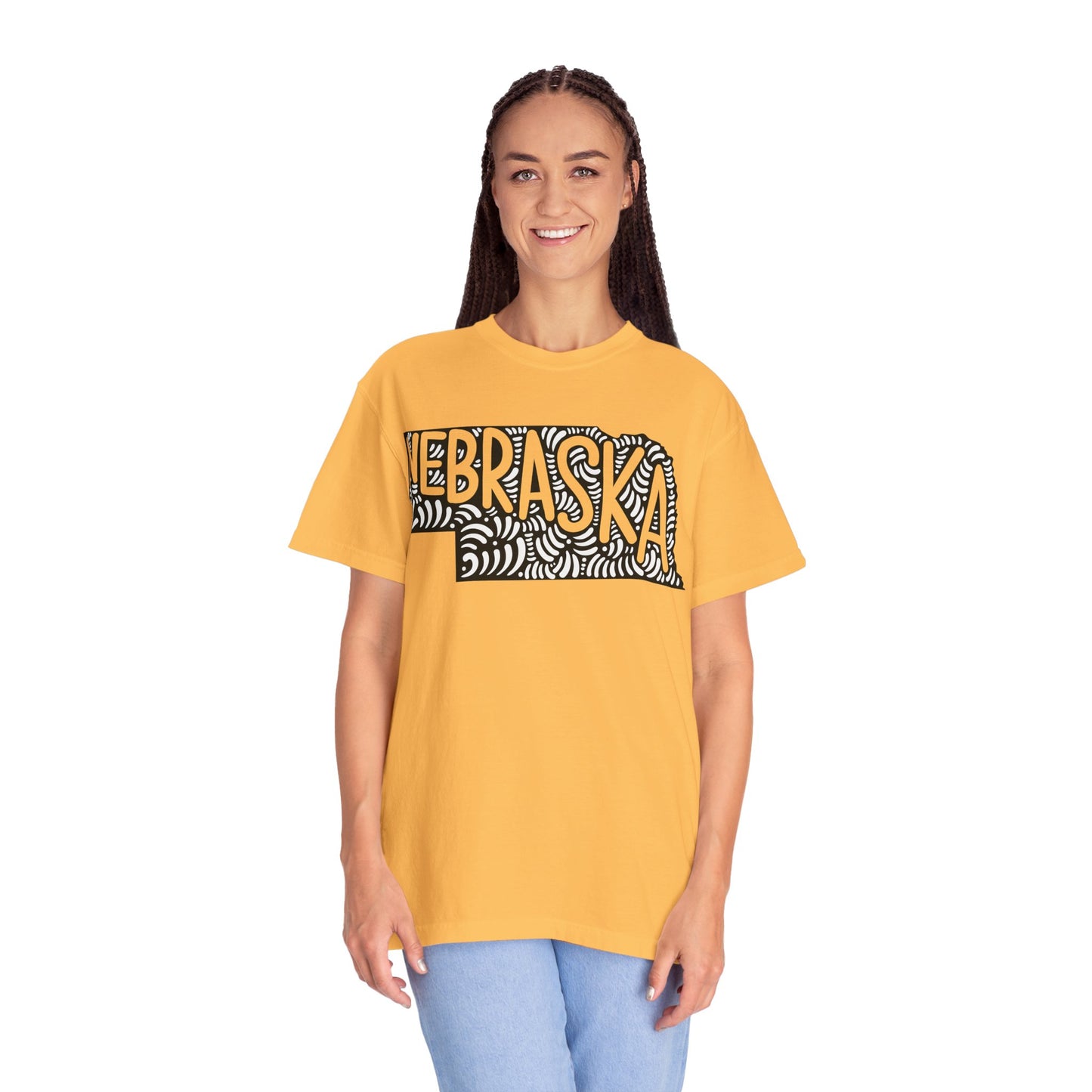Nebraska "Woodcut Series" T-Shirt - 14 Colors in 7 Sizes Available!