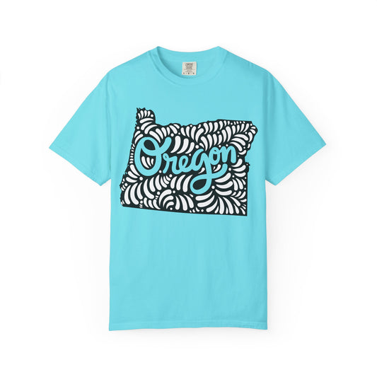 Oregon "Woodcut Series" T-Shirt - 14 Colors in 7 Sizes Available!