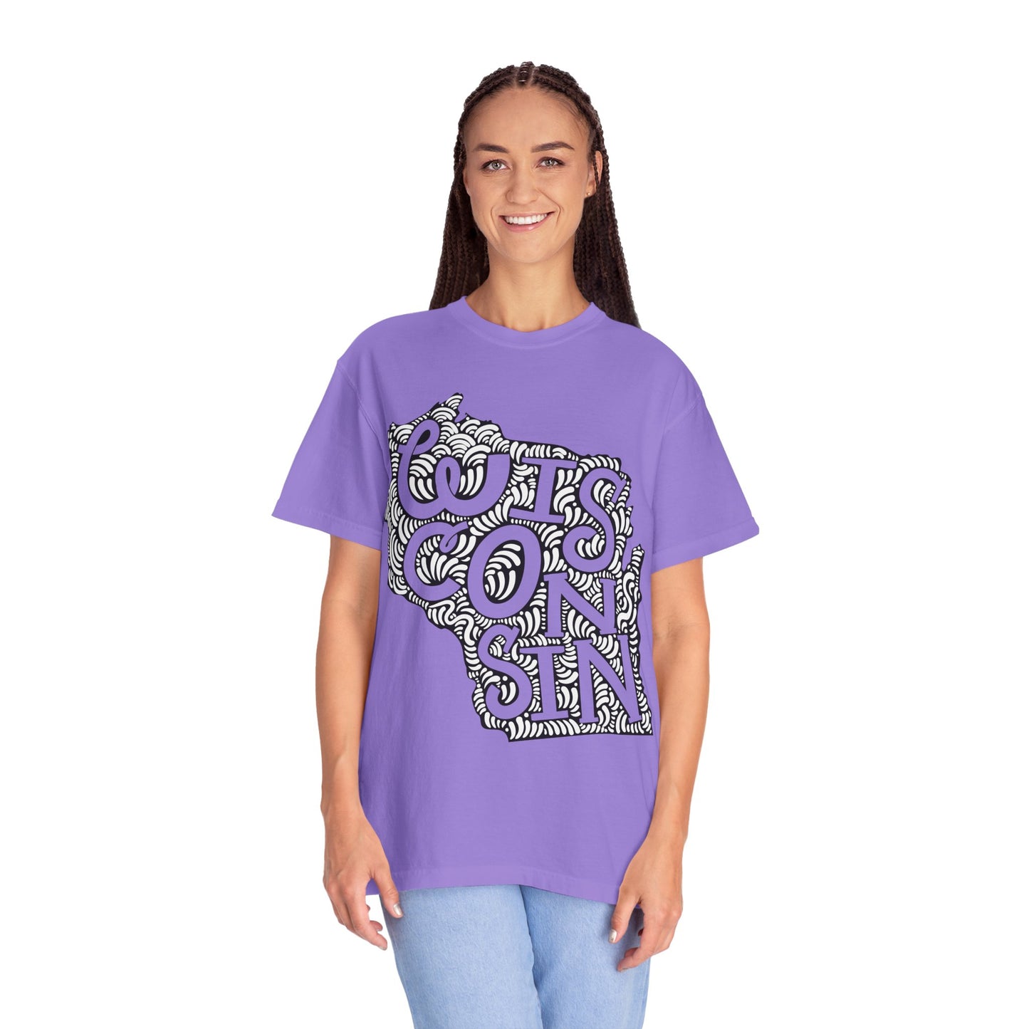 Wisconsin "Woodcut Series" T-Shirt - 14 Colors in 7 Sizes Available!