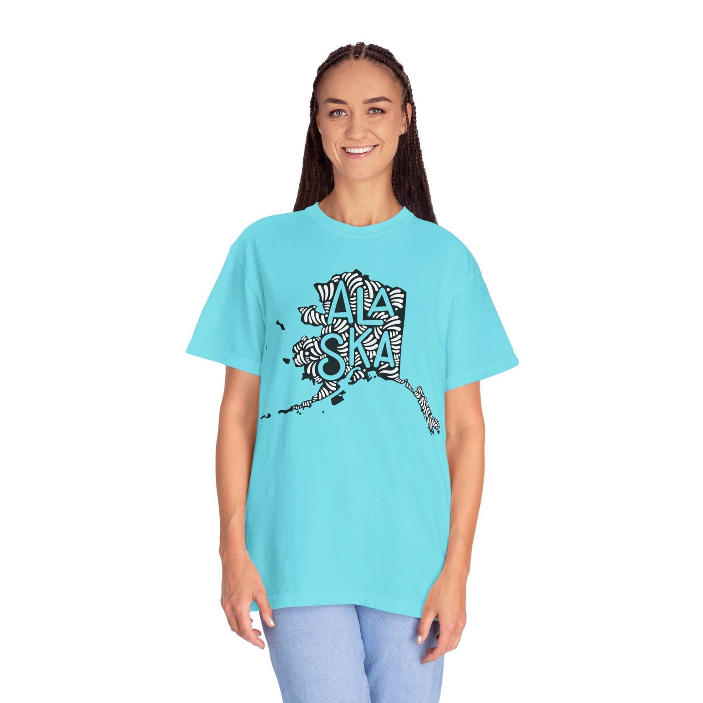 Alaska "Woodcut Series" T-Shirt - 14 Colors in 7 Sizes Available!