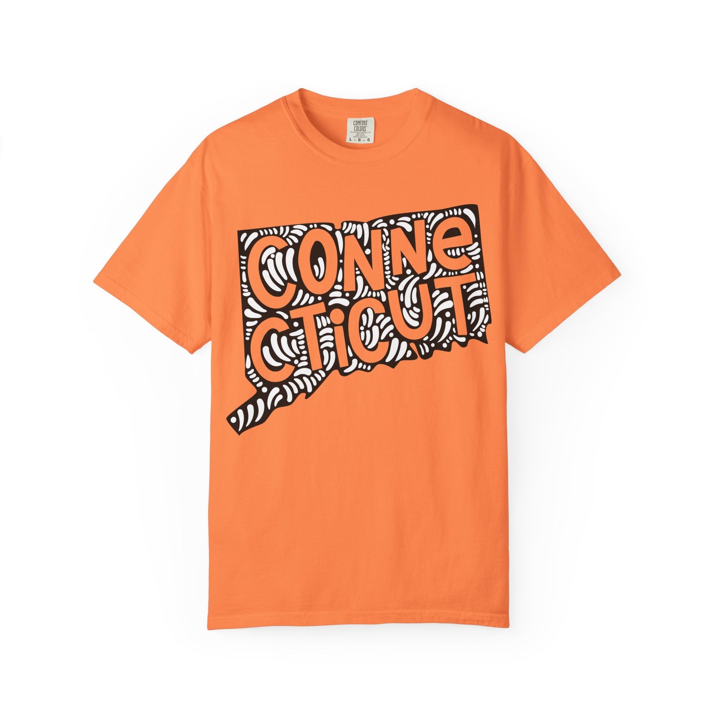 Connecticut "Woodcut Series" T-Shirt - 14 Colors in 7 Sizes Available!