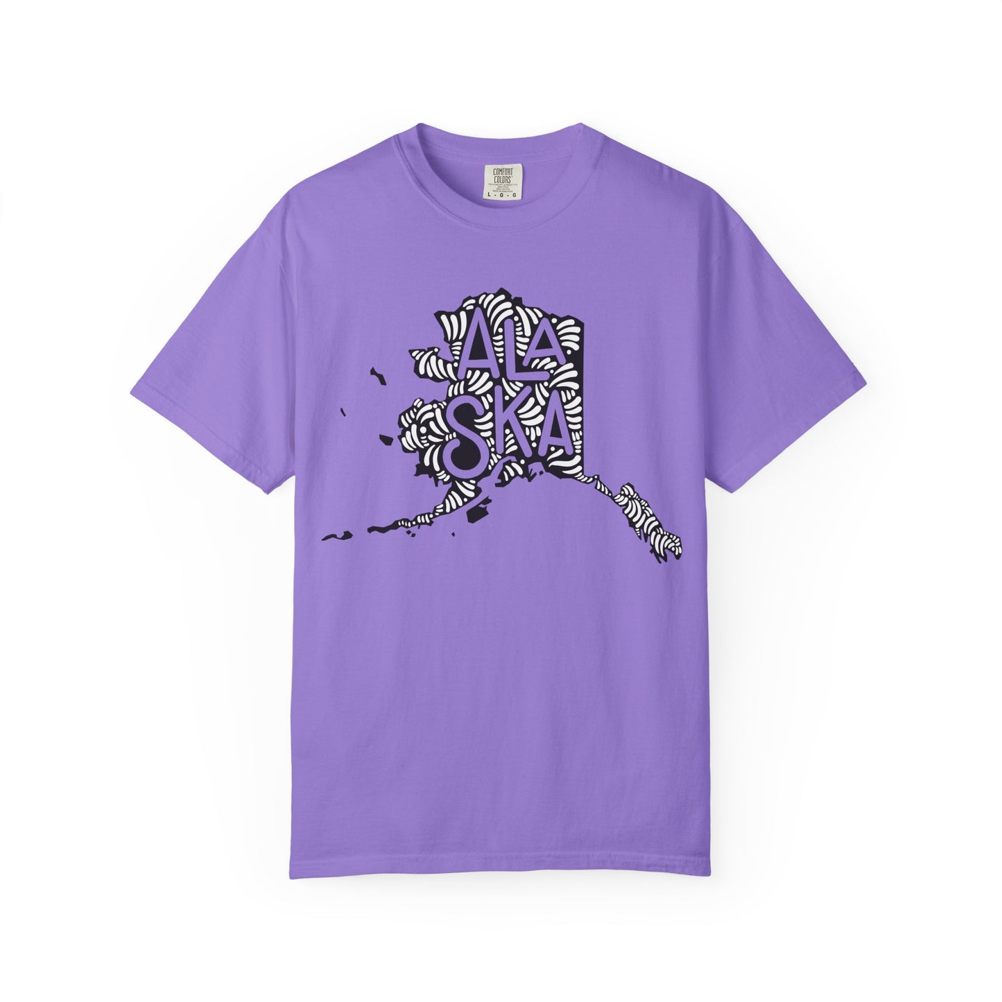 Alaska "Woodcut Series" T-Shirt - 14 Colors in 7 Sizes Available!